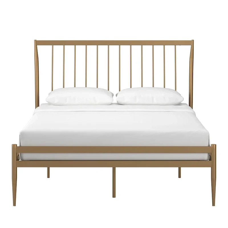 iNSPIRE Q Bold Parkcrest Gold Metal Bed