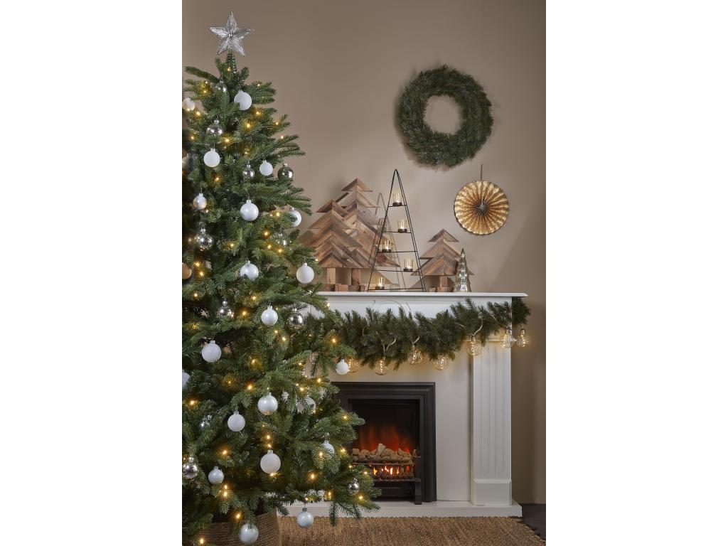 Árbol de Navidad artificial de PVC/PE - 230 x Ø147 - Verde - BRAMPTON