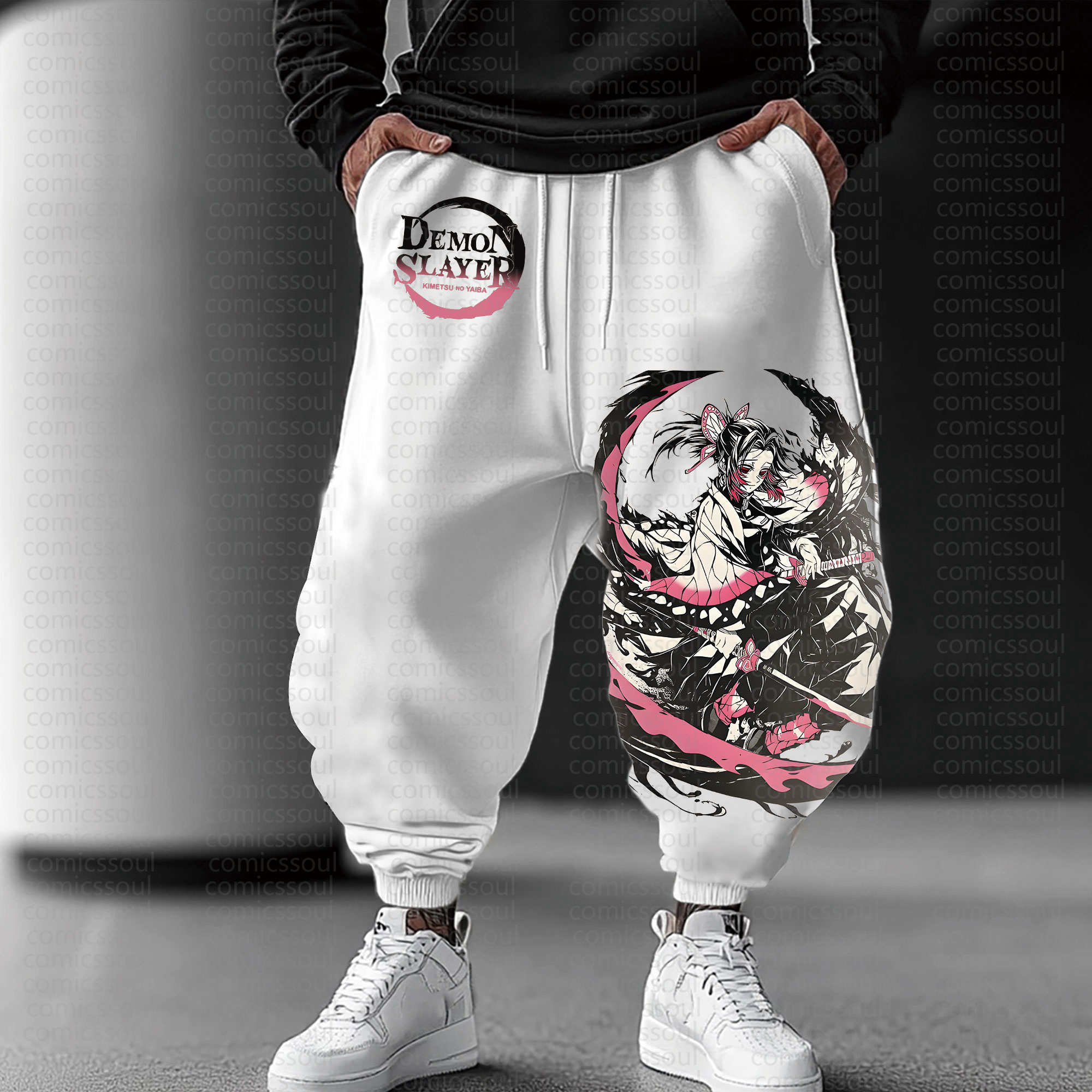 Unisex Anime Inspired Vintage Pants丨Comicssoul