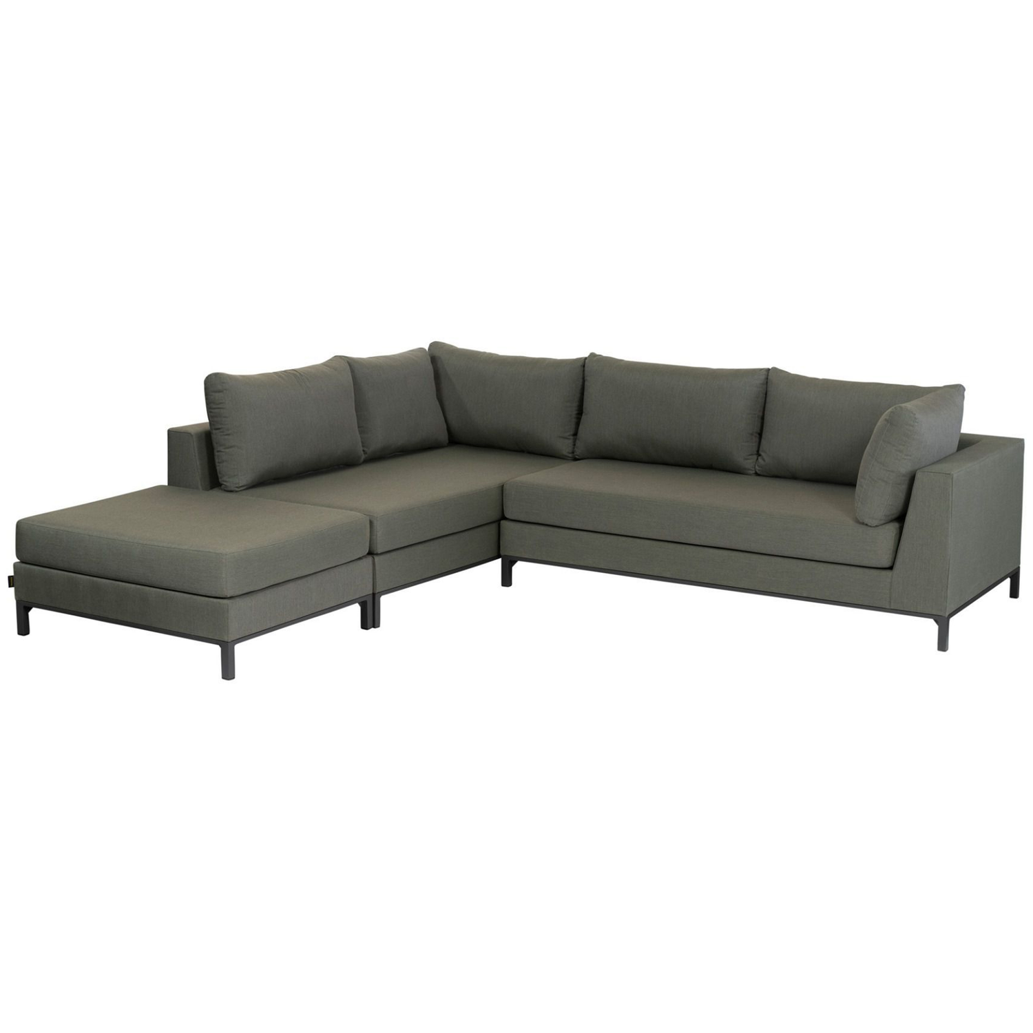 WOOOD Sicilië Loungeset All Weather - Links - Groen