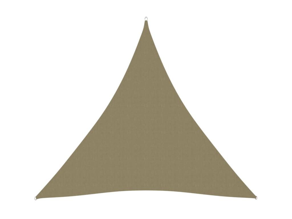Toldo de vela triangular Joliven Oxford beige 4x4x4 m