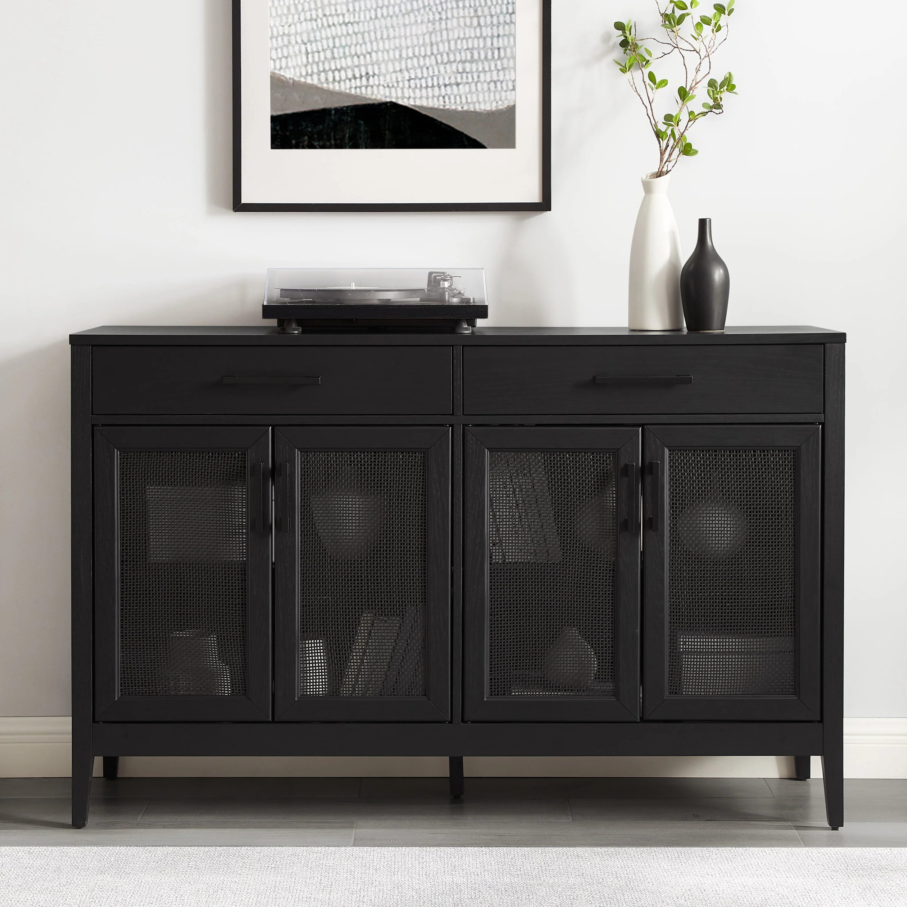 Crosley Furniture Milo Sideboard Black - Image 8