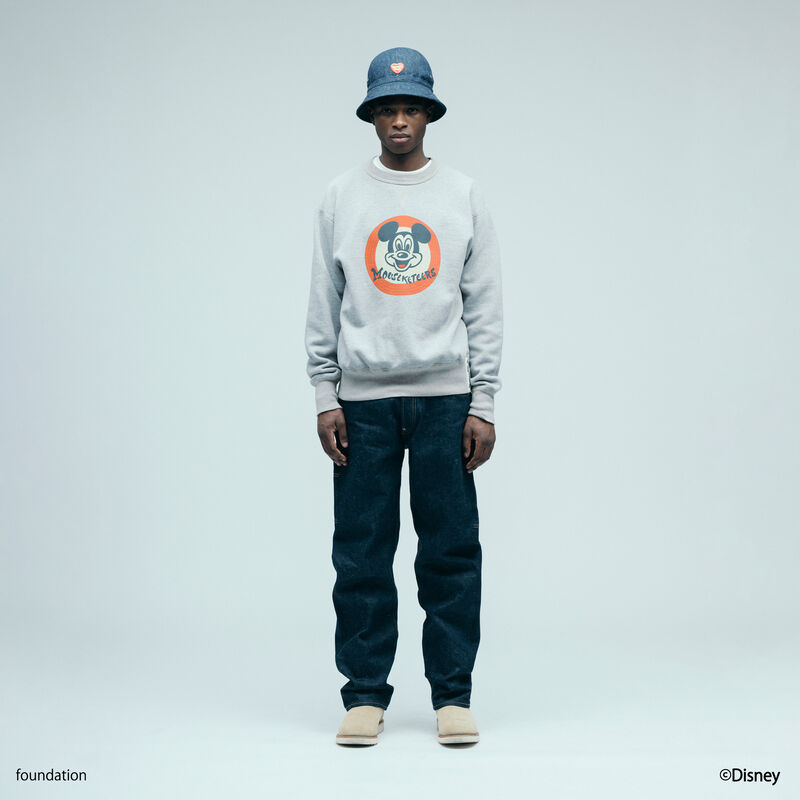 HUMAN MADE MICKEY MOUSE CLUB TSURIAMI SWEATSHIRT