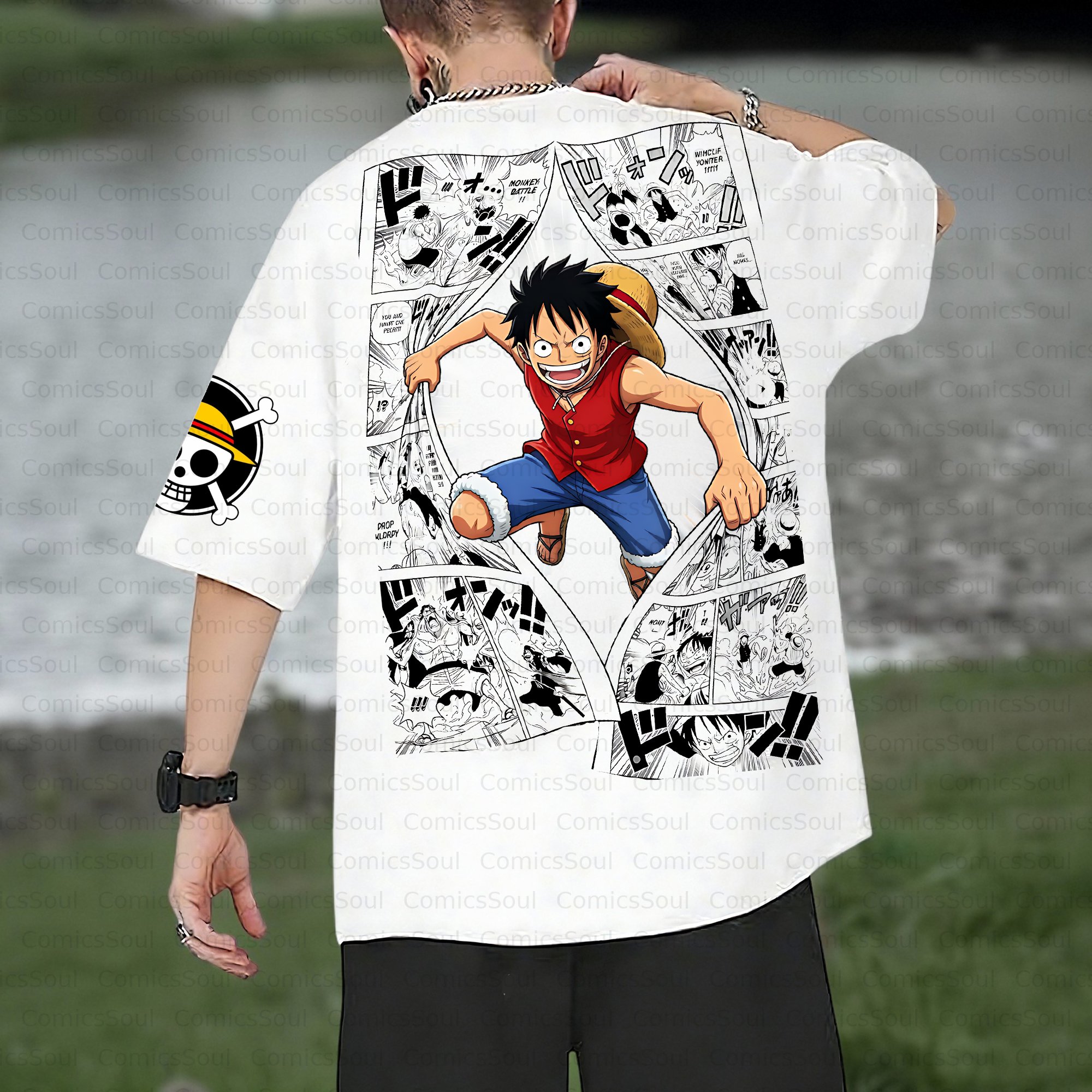 Unisex Anime Inspired Vintage T-Shirt