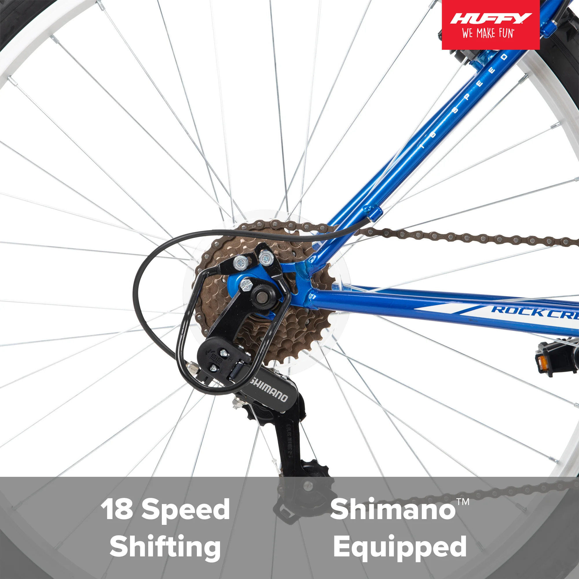 26-inch Rock Creek Men's Mountain Bike, Blue - Image 4