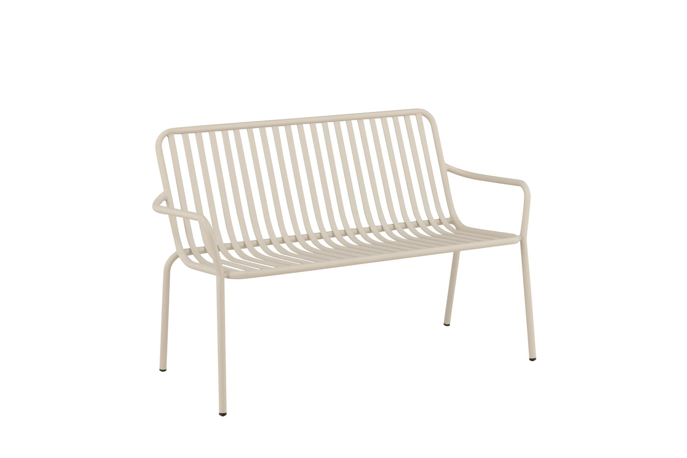 Fjôrd - Bankje Beige Metaal - 130x64x85cm - Peking