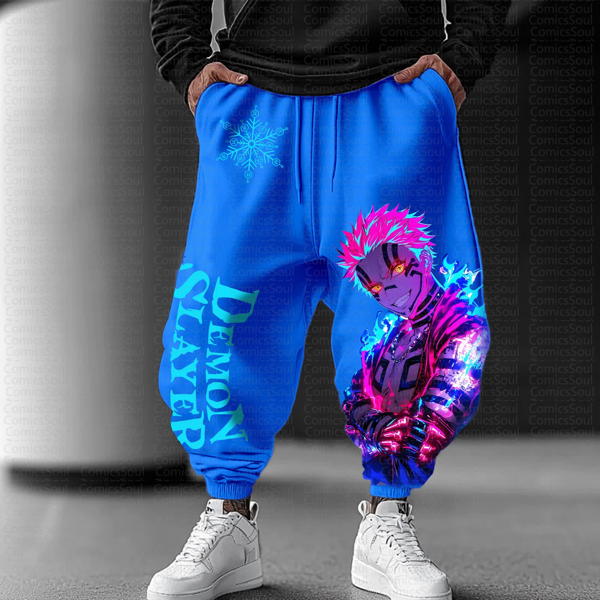 Unisex Anime Inspired Vintage Pants丨Comicssoul