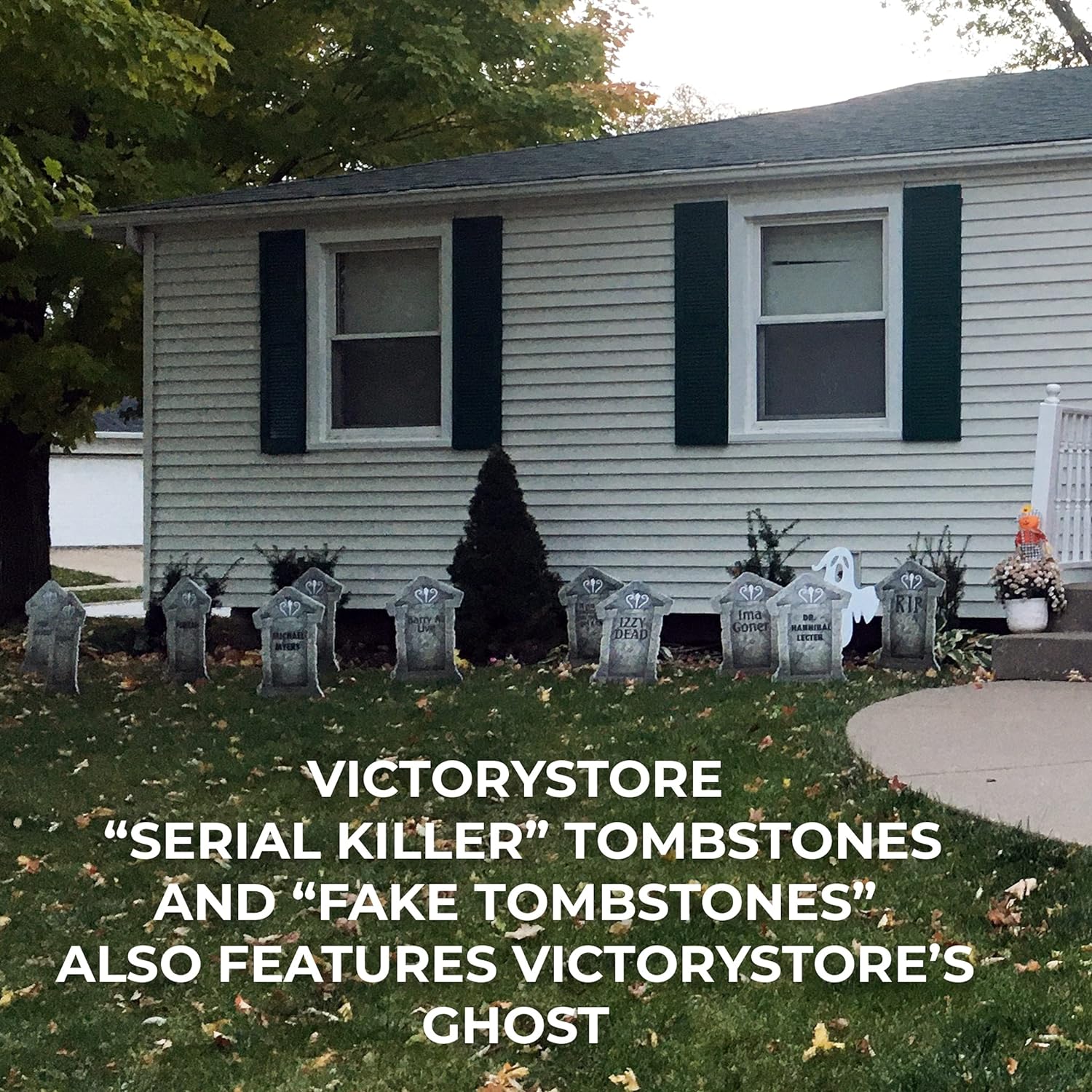 12 Halloween Tombstones for Halloween Cemetery