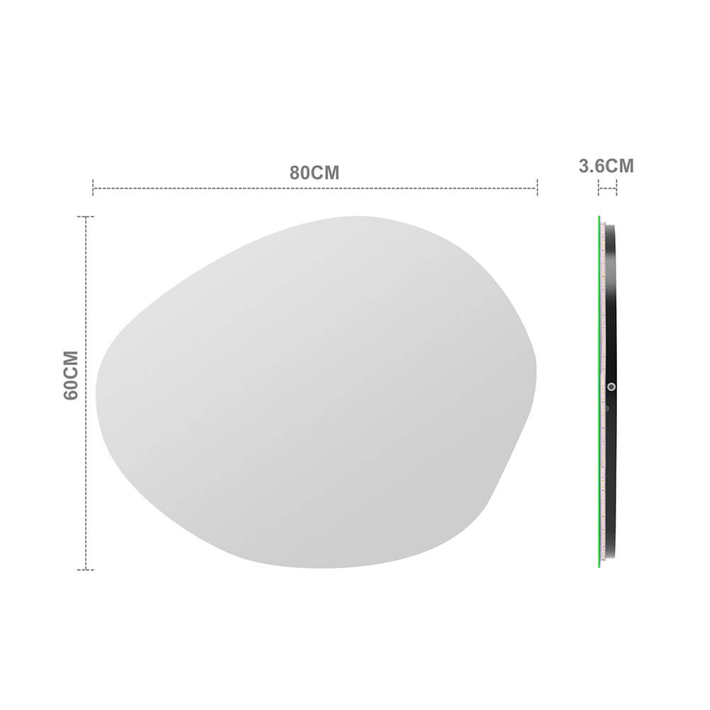 Badkamerspiegel - LED Verlichting - Anti Condens - 80 x 100 cm