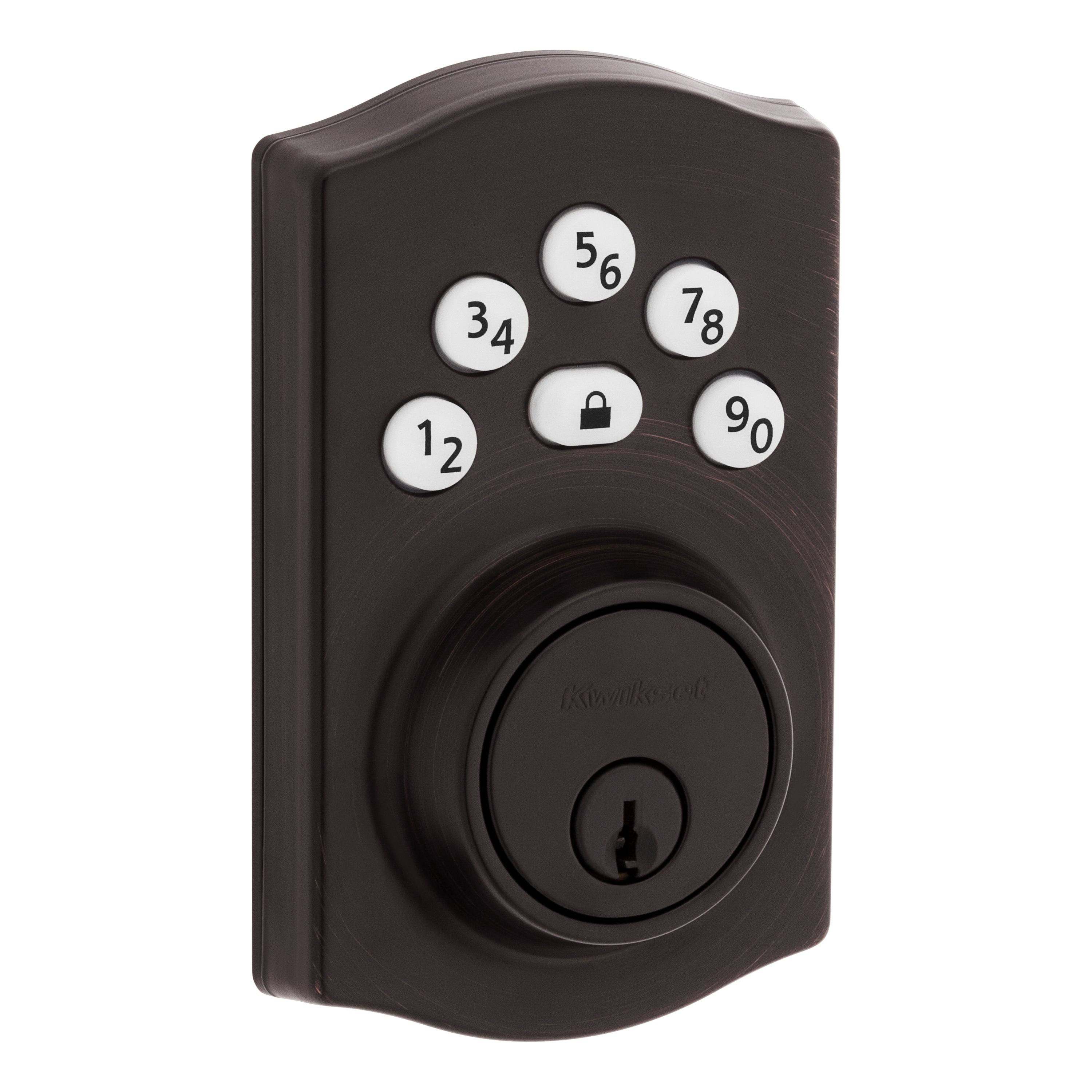 Kwikset Powerbolt Venetian Bronze Zinc Electronic Deadbolt(Venetian Bronze)
