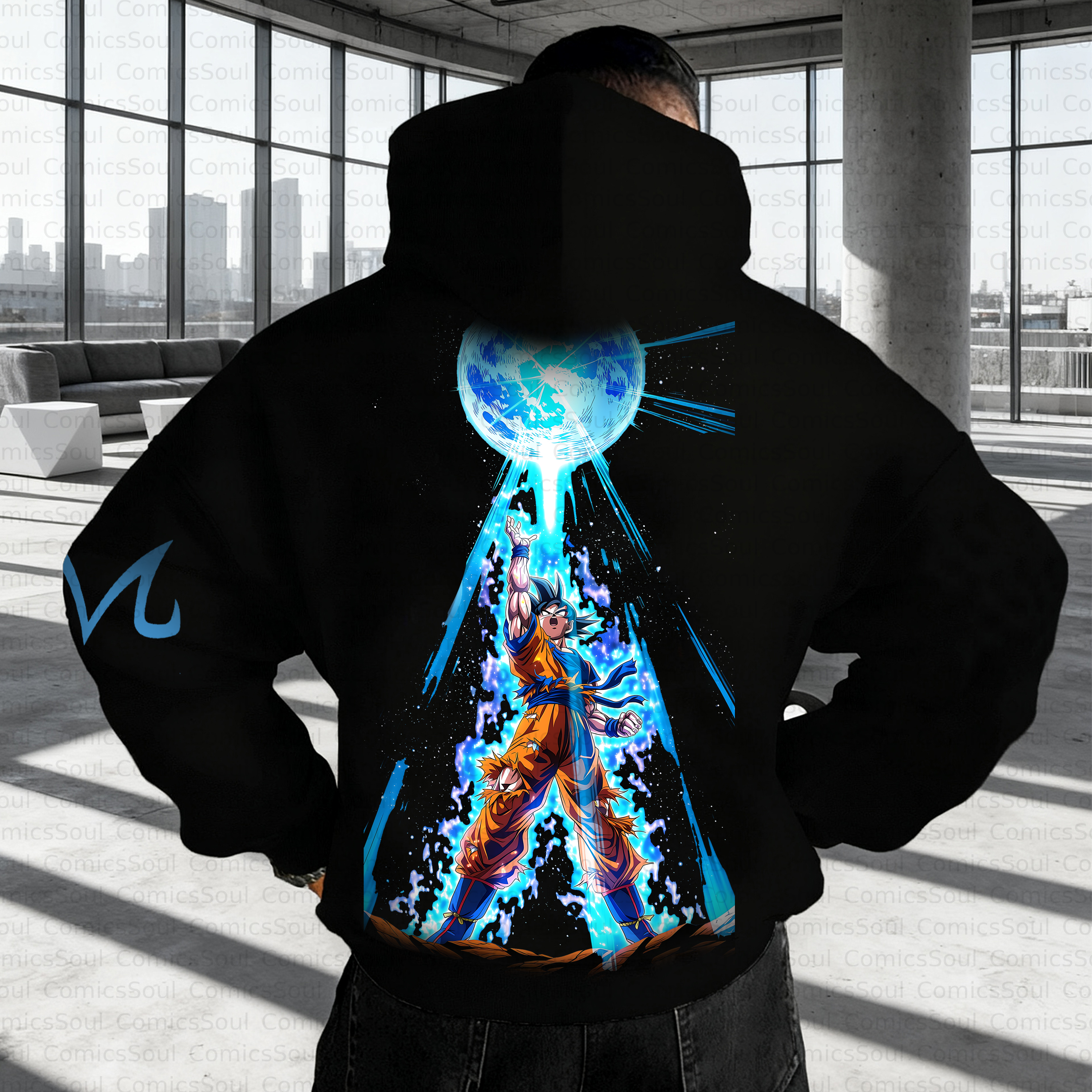 Unisex Anime Inspired Vintage Plush Hoodie
