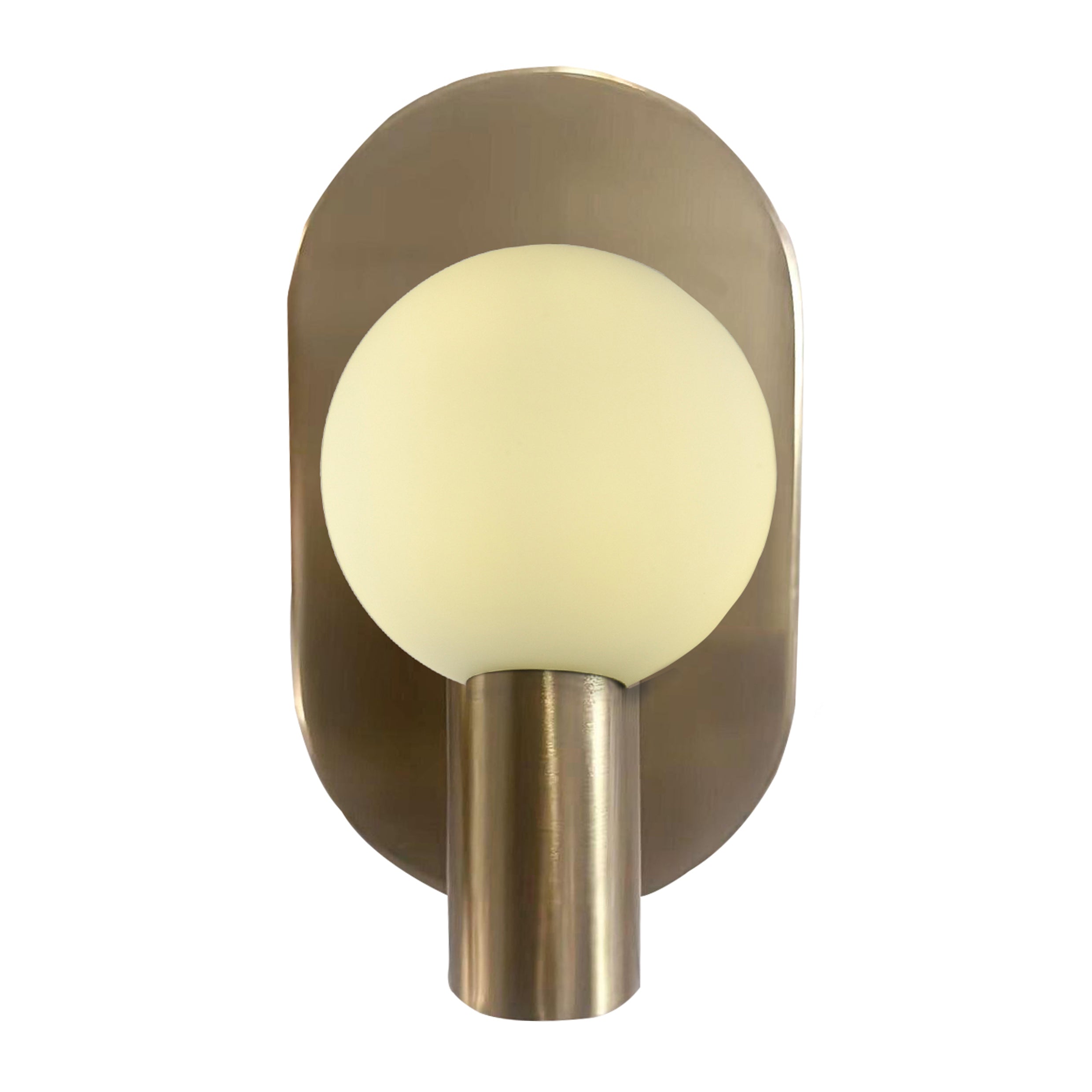 QUVIO Gouden wandlamp - 1 lichtpunt - Metaal - Glas