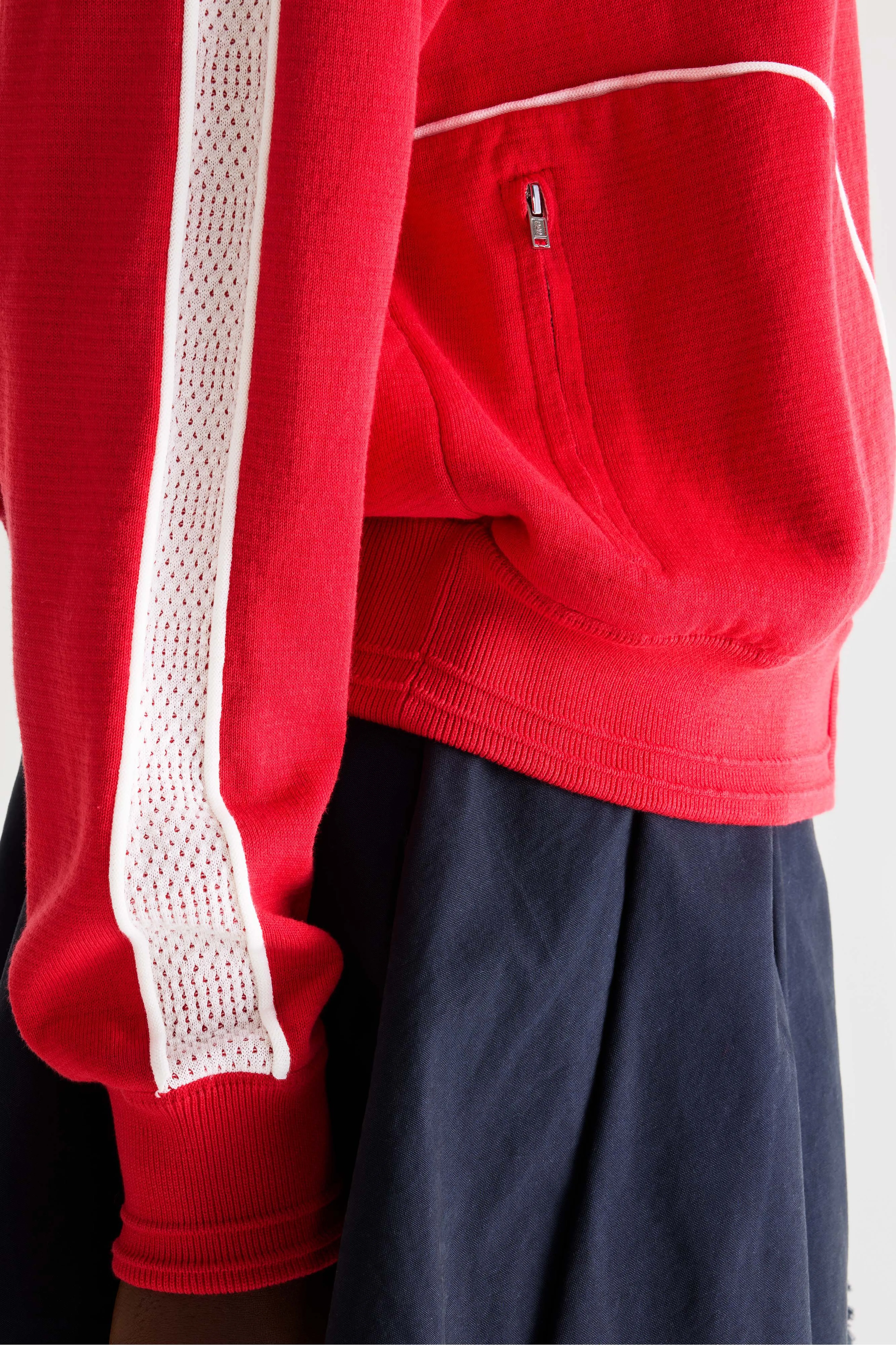 Bellerose Dasy zip-up cardigan (261 / W / MASSAI RED)