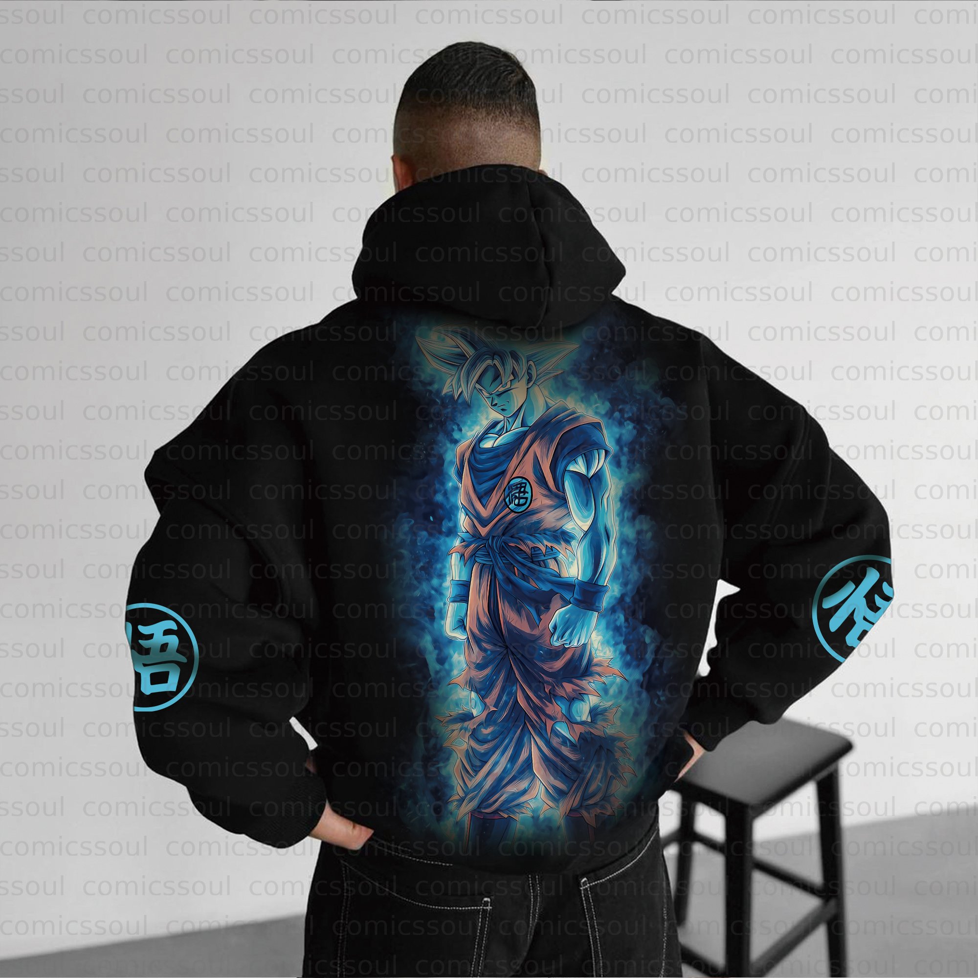 Unisex Anime Graphic Streetwear Vintage Hoodie