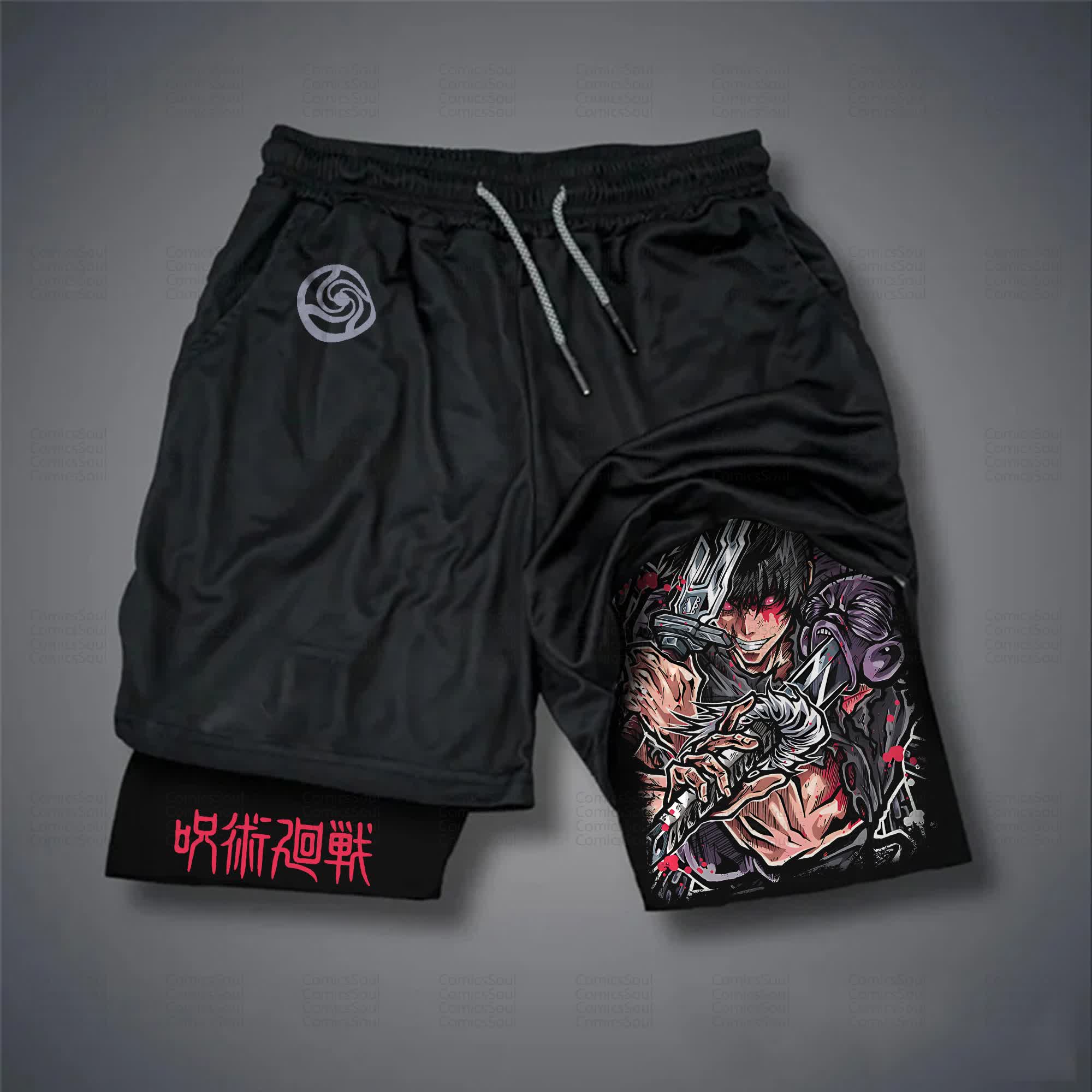Unisex Casual Anime Streetwear Shorts 丨Comicssoul