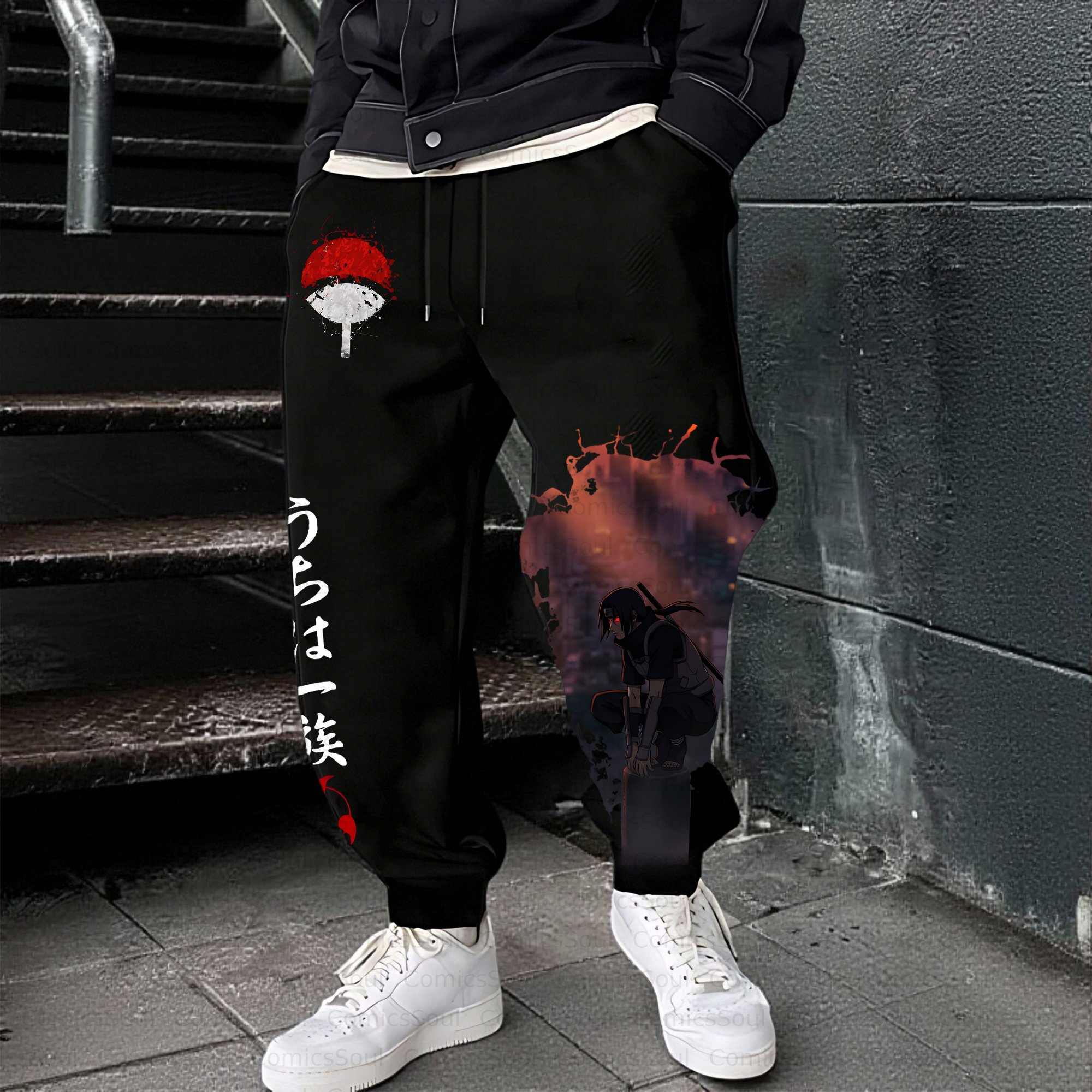 Unisex Casual Anime Streetwear Pant