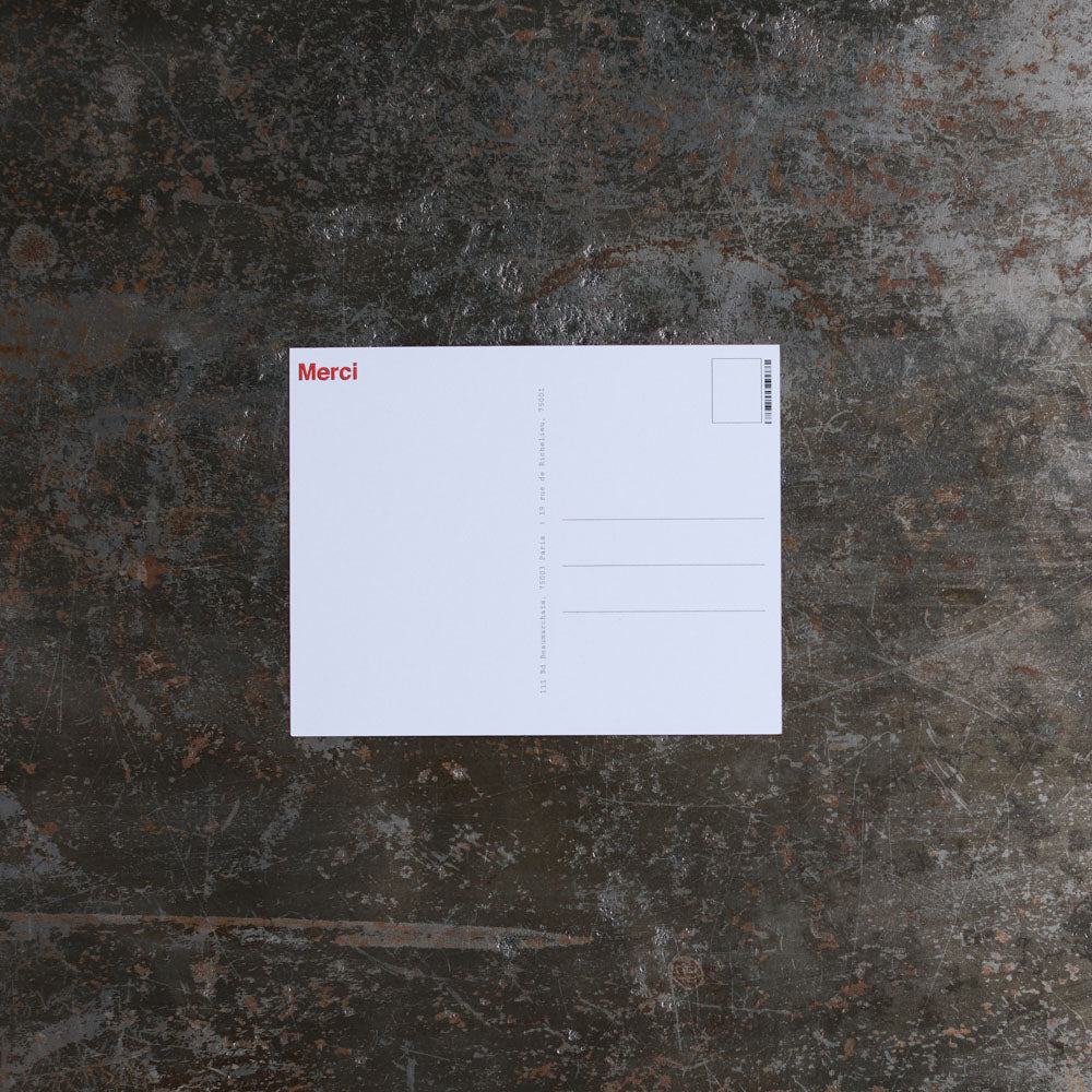 Carte postale - Merci x Travis Chapman - That store is not real