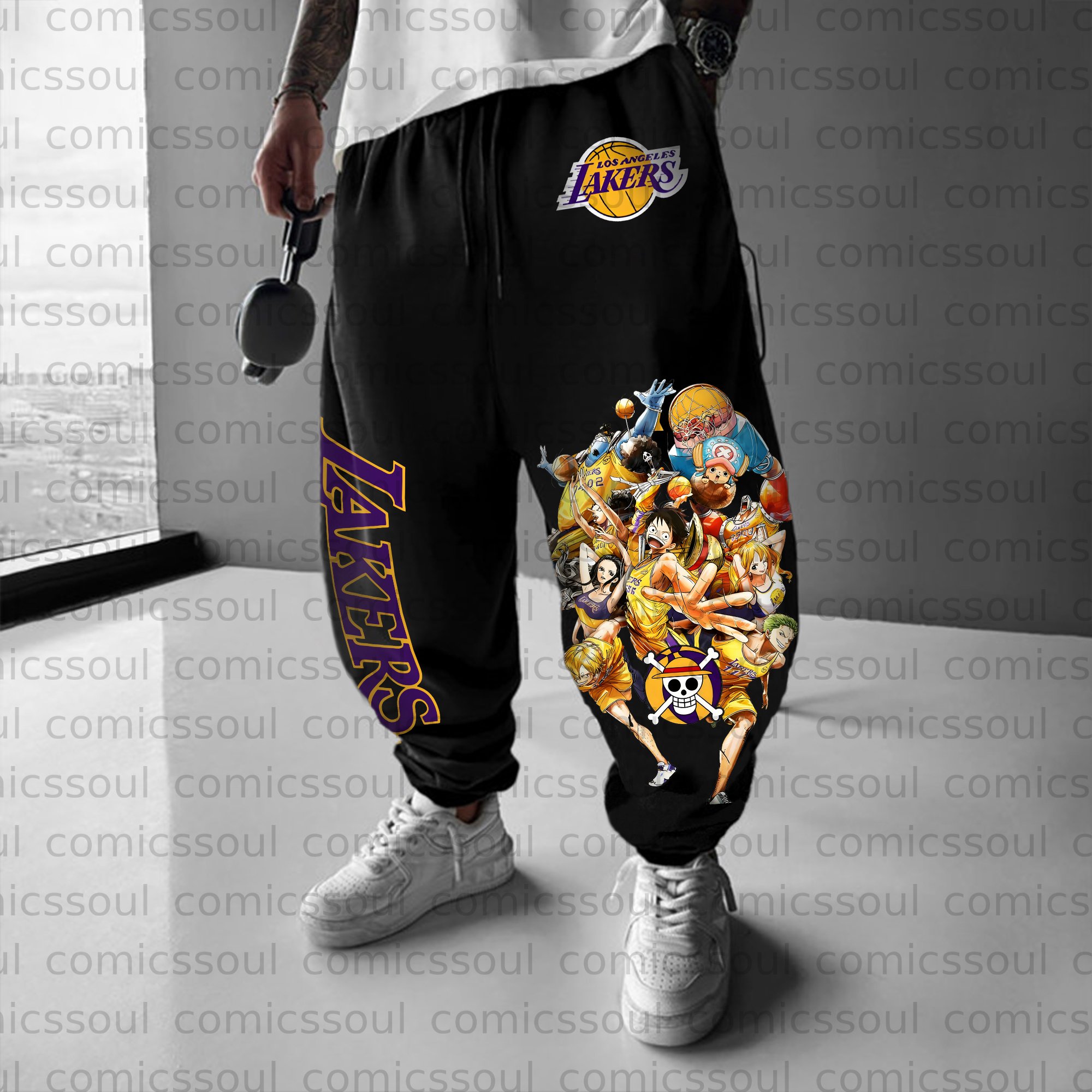 Unisex Anime Inspired Vintage Plush Pants