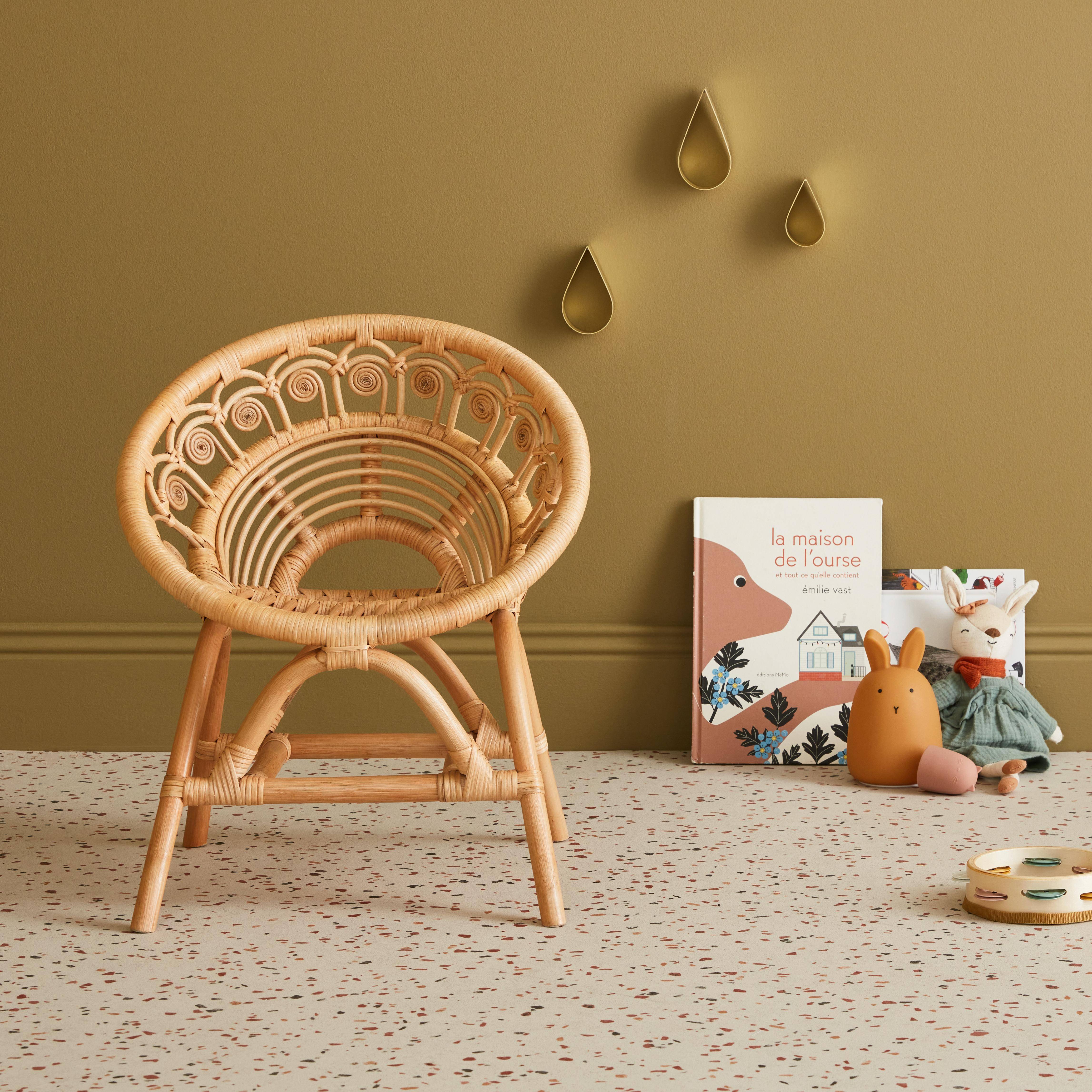 Alice - Silla infantil de ratán