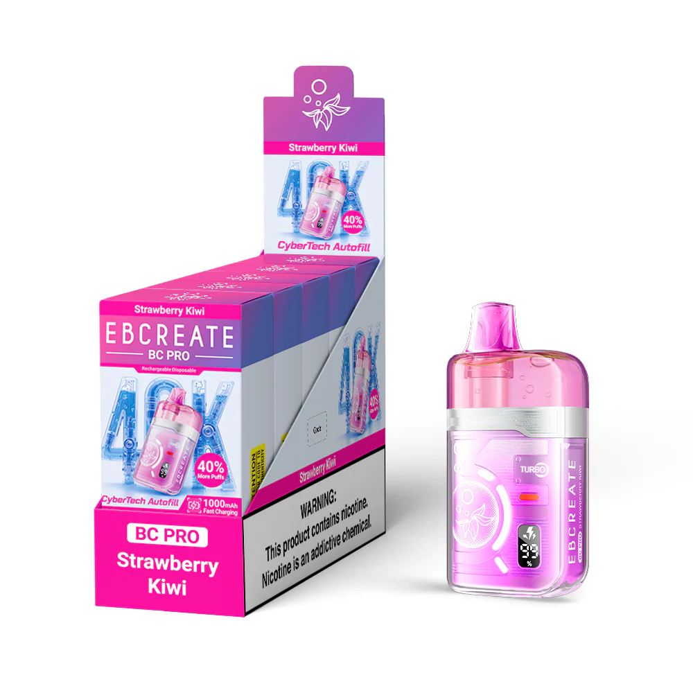 EBCREATE BC PRO cigarette électronique jetable rechargeable (toutes les saveurs)