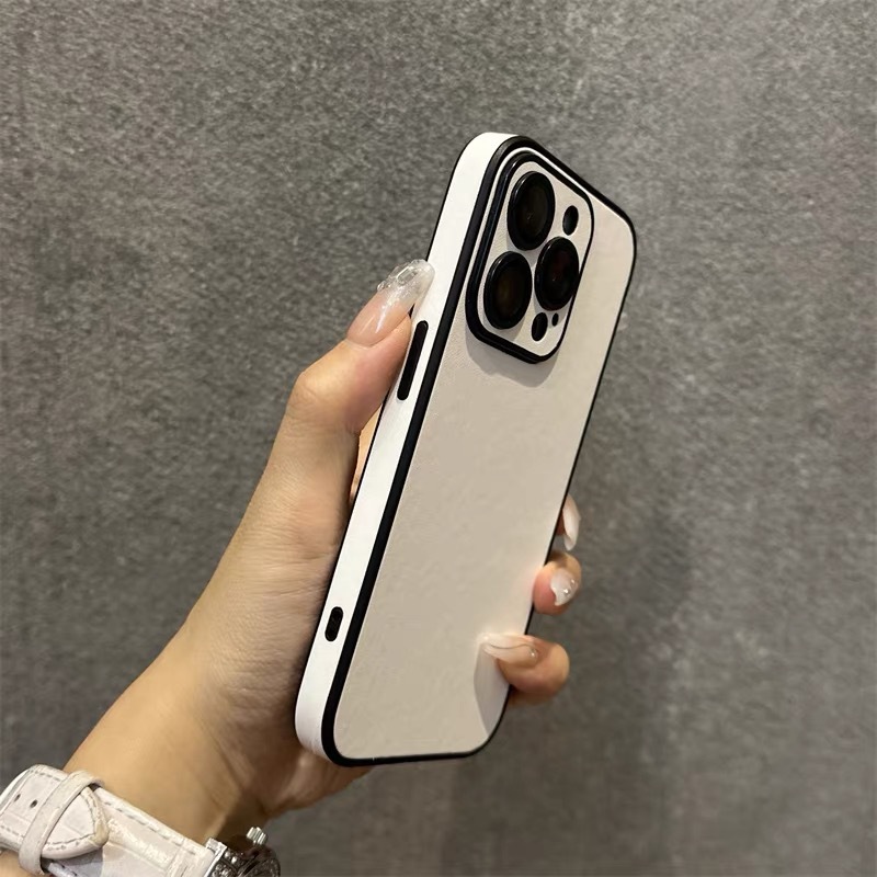 iPhone 17 Pro Max & 16 Minimalist Suede Phone Case 🤍