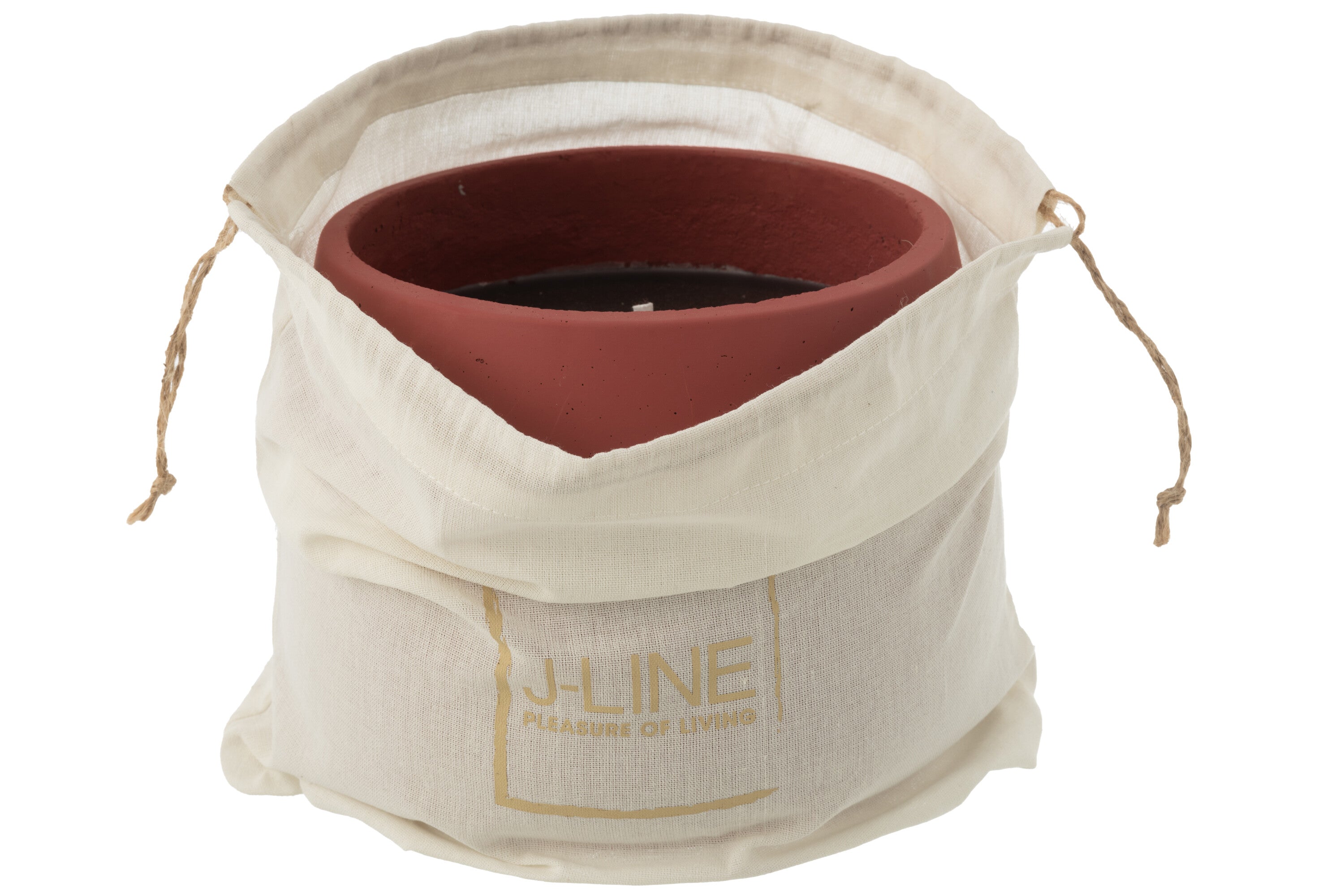 J-Line buitenkaars Cyra - cement - rood - large