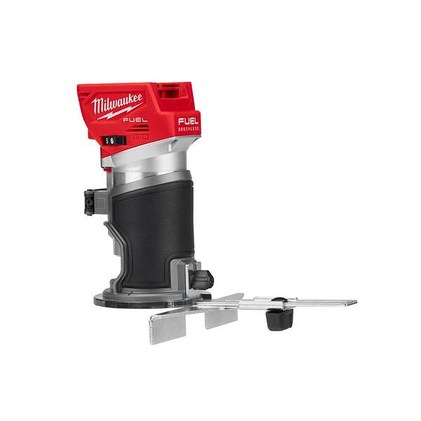 Milwaukee M18 Fuel 18V Lithium-Ion Brushless Cordless Compact Router With Plunge Base - 48-10-5601 - Image 6 Milwaukee M18 Fuel 18V Lithium-Ion Brushless Cordless Compact Router With Plunge Base - 48-10-5601 - Image 6