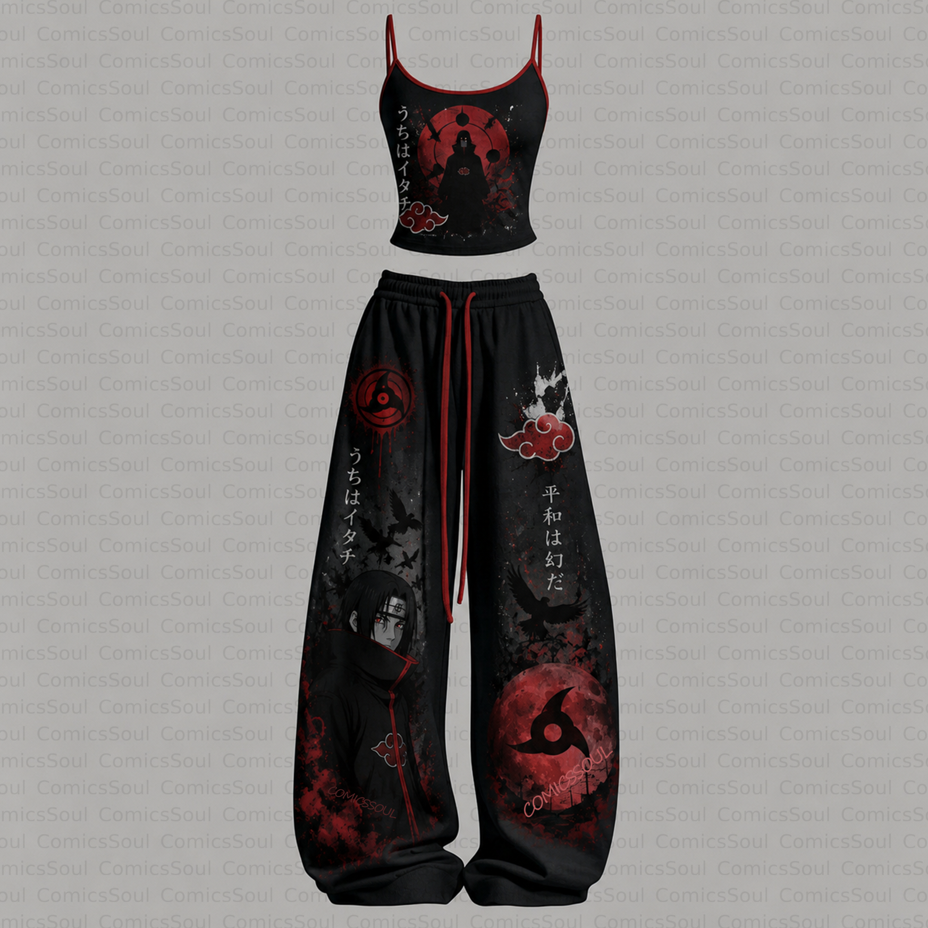 NARUTO Top & Elasticated Trousers Two-Piece Set