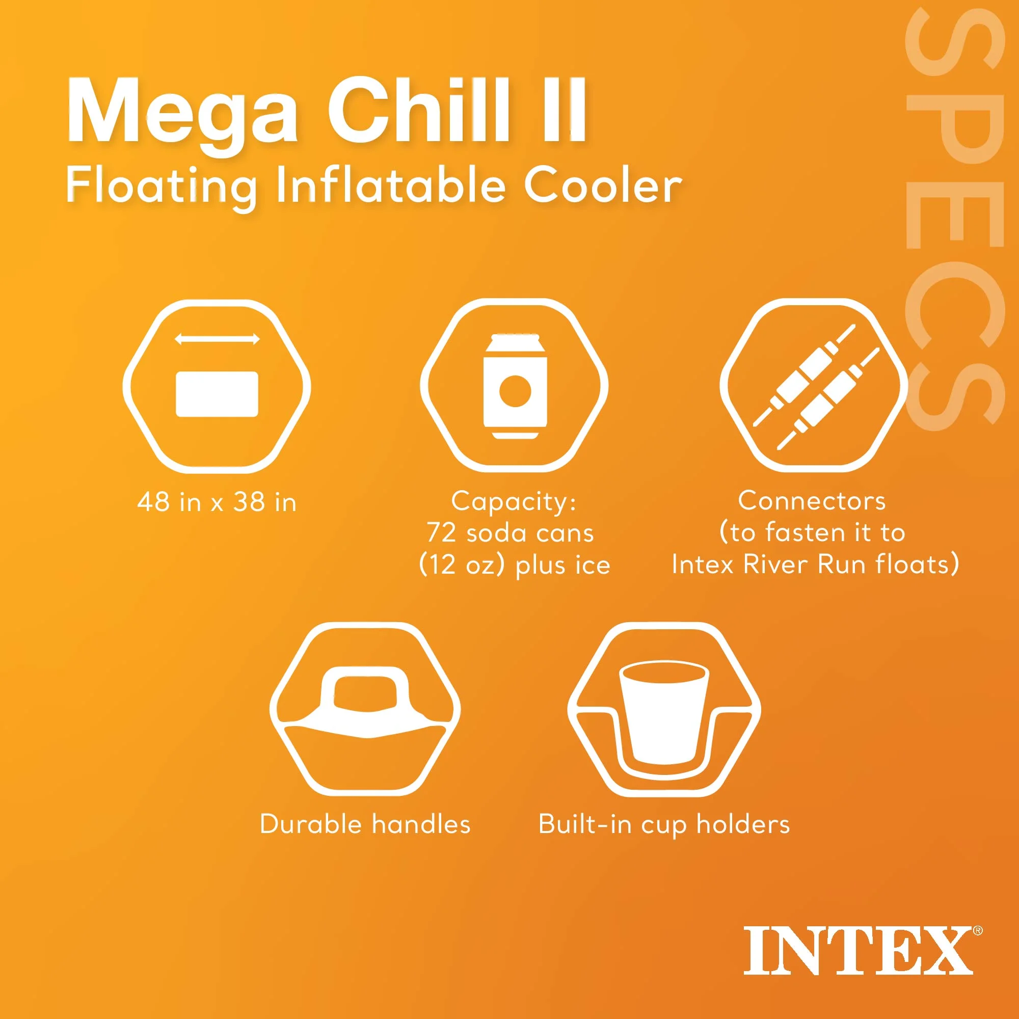 INTEX 32ft x 16ft x 52in Ultra XTR Above Ground Pool, Floats (2 Pack), & Inflatable Cooler - Image 6