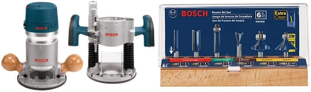 BOSCH Wood Router Tool Combo Kit, 12 Amp, 2.25 Horsepower - 1617EVSPK - Image 6 BOSCH Wood Router Tool Combo Kit, 12 Amp, 2.25 Horsepower - 1617EVSPK - Image 6