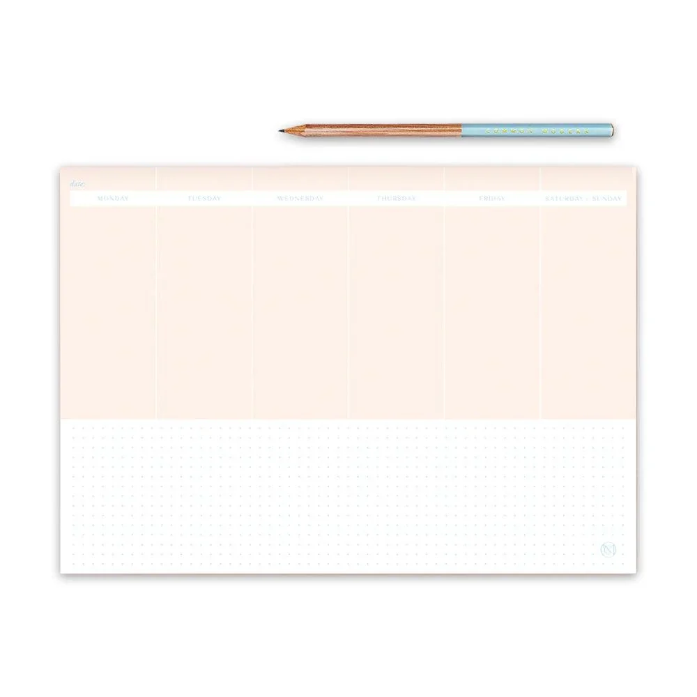 Common Modern Ginkgo Pop On Track Weekly Planner A4