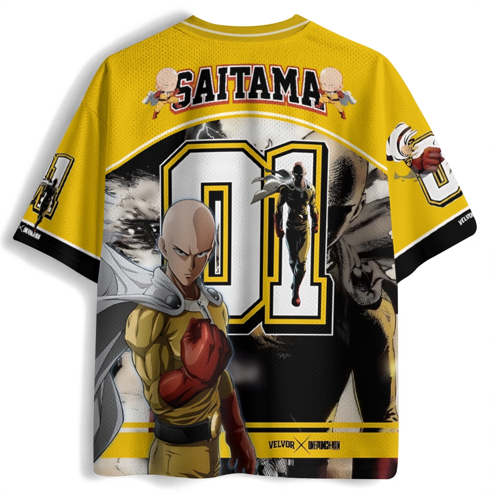 One-Punch Man Anime Football Jersey