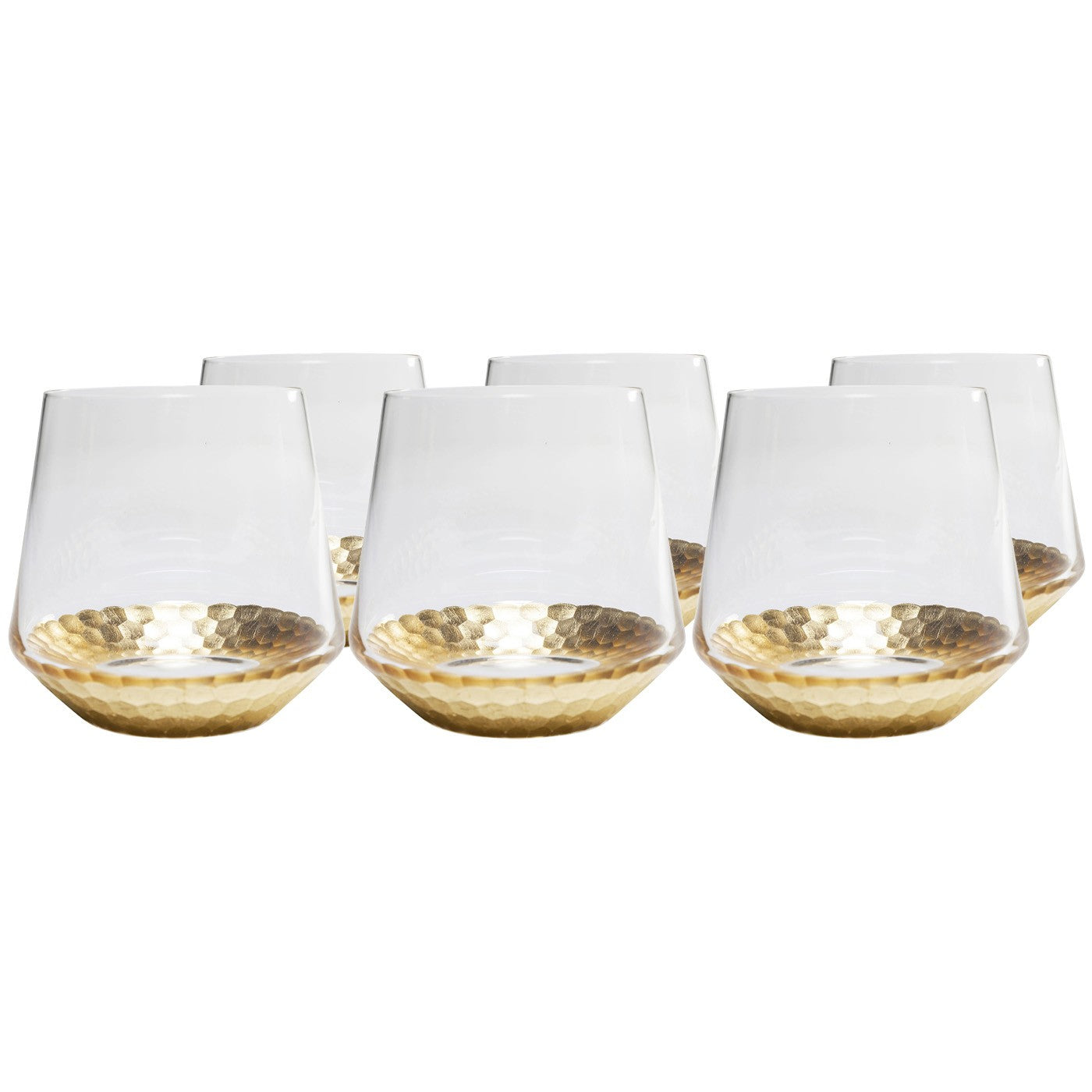 Waterglazen Gobi (6 set) Kare Design