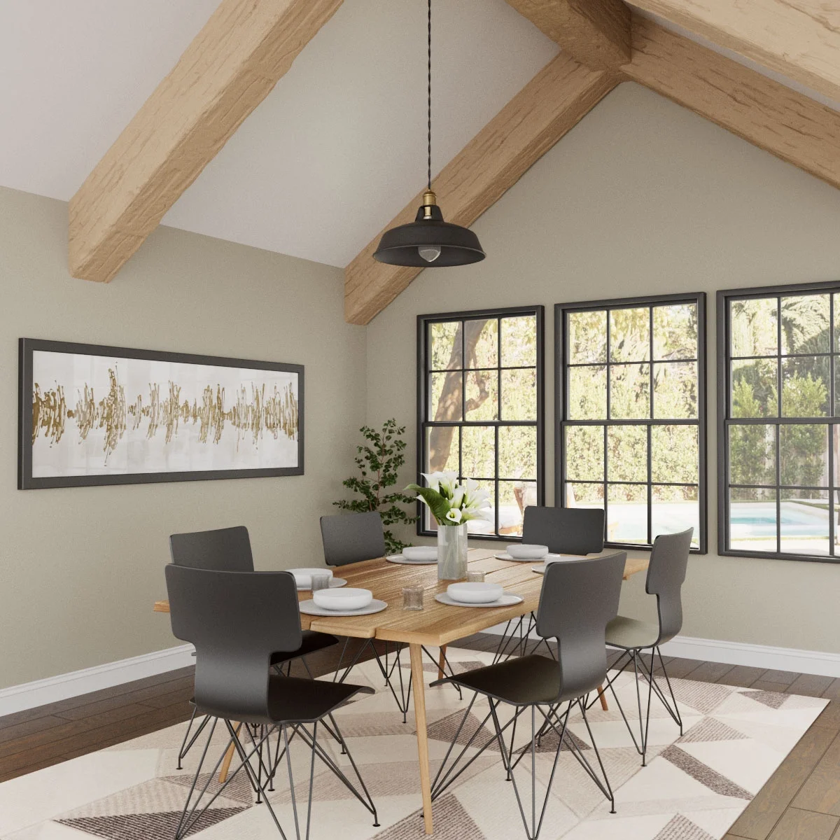 Ekena Millwork 3 1/2"W x 3 1/2"H x 120"L 3-Sided (U-Beam) Salvaged Timber HeritageTimber Faux Wood Ceiling Beam, Kona Brown - Image 23