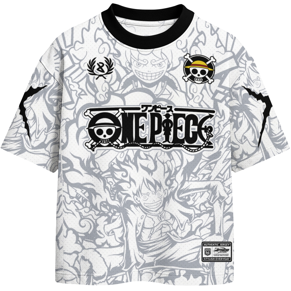 One Piece Crew Neck Football Jersey