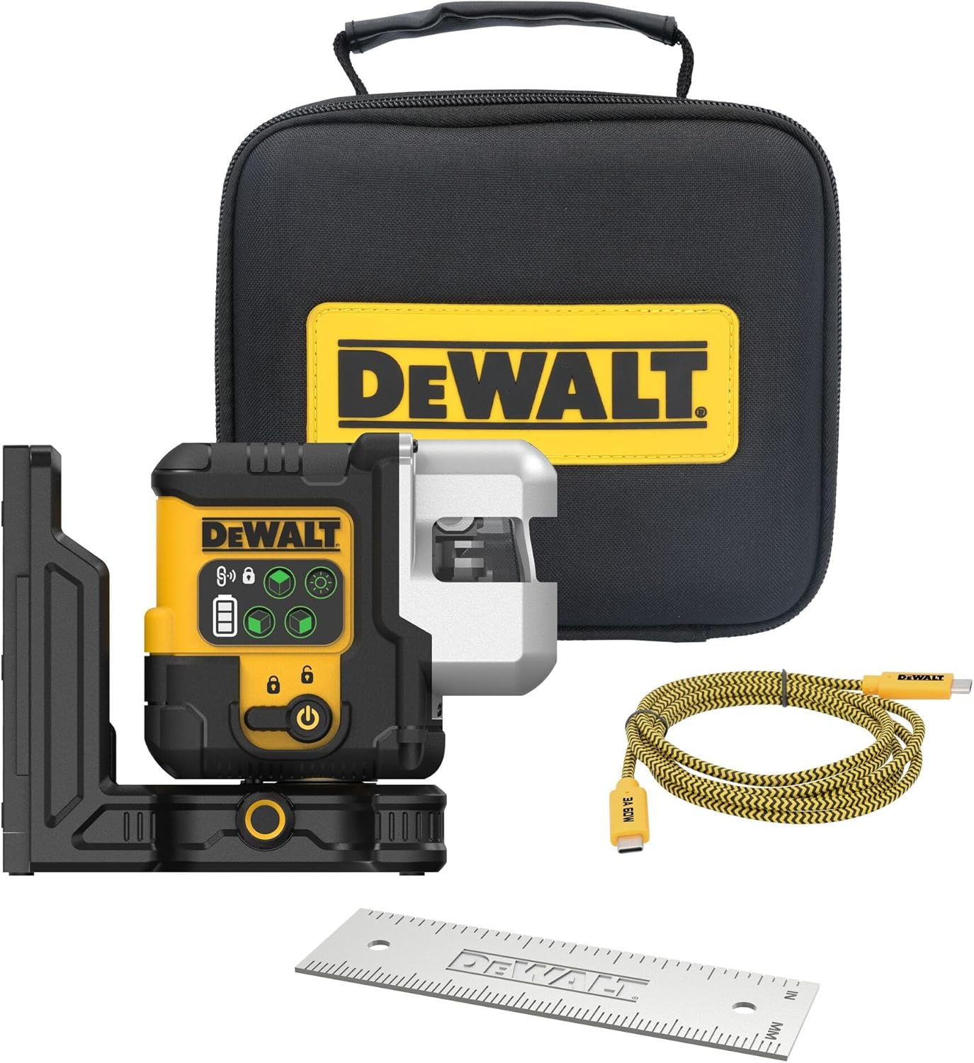 WAYFAIR DEWALT Laser Level 360 Self Leveling, 3 Way Green Laser Leveler Tool 12V MAX With 2.0Ah Battery, Charger And Durable Carrying Case, 100 Ft, Tripod Compatible (DW089LG)