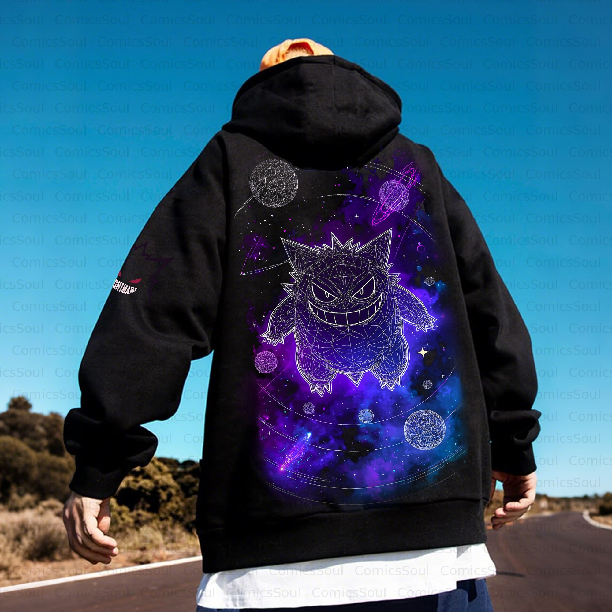 Unisex Anime Inspired Vintage Plush Hoodie