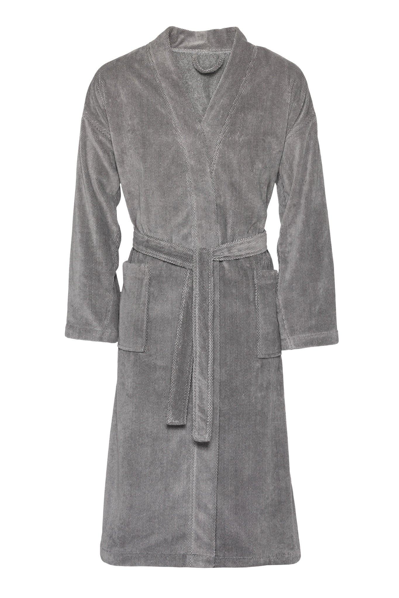 Kyoto Badjas Grey   XL   Grijs   Katoen