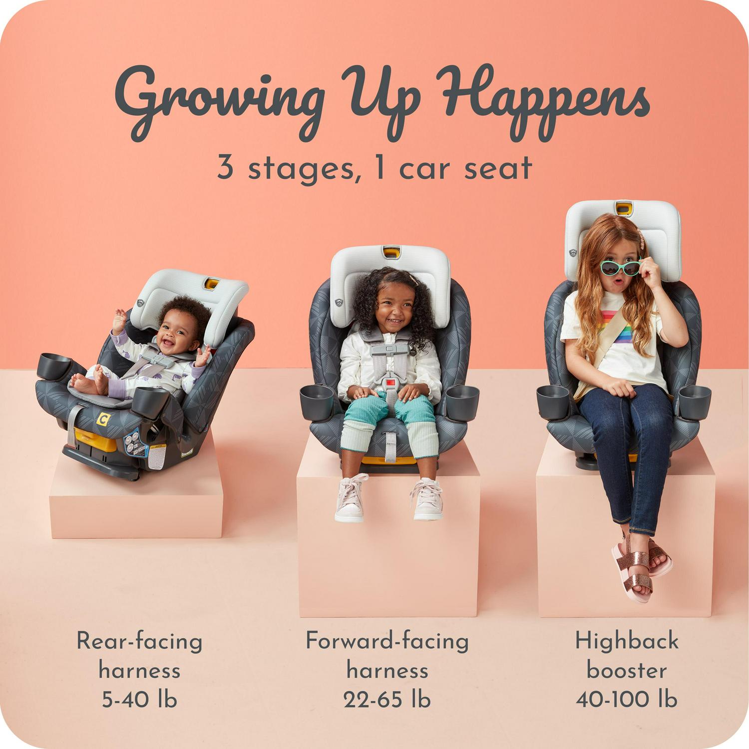 Century Drive On 3-in-1 Convertible Car Seat. Metro - Image 2