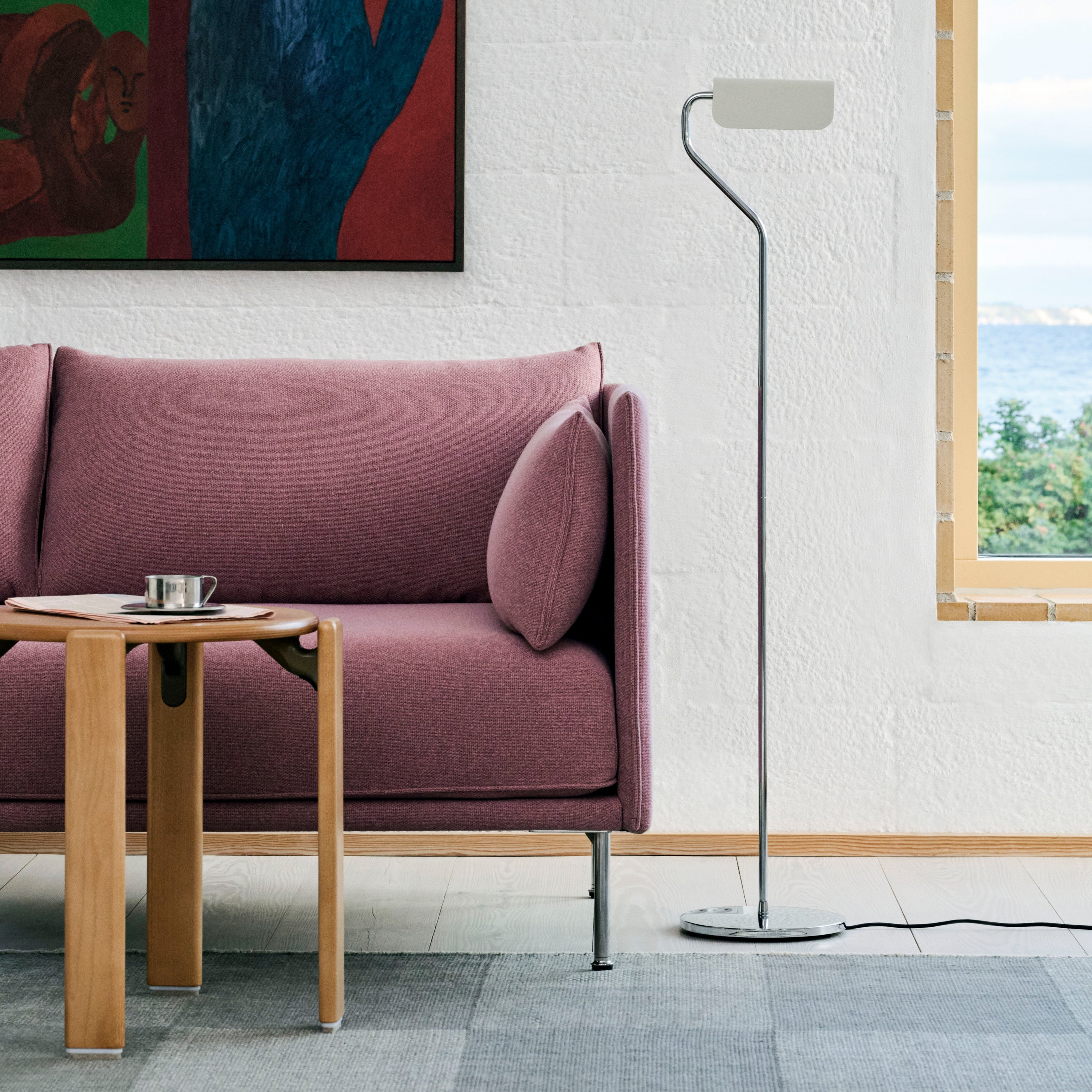 HAY Apex Vloerlamp - Oyster White