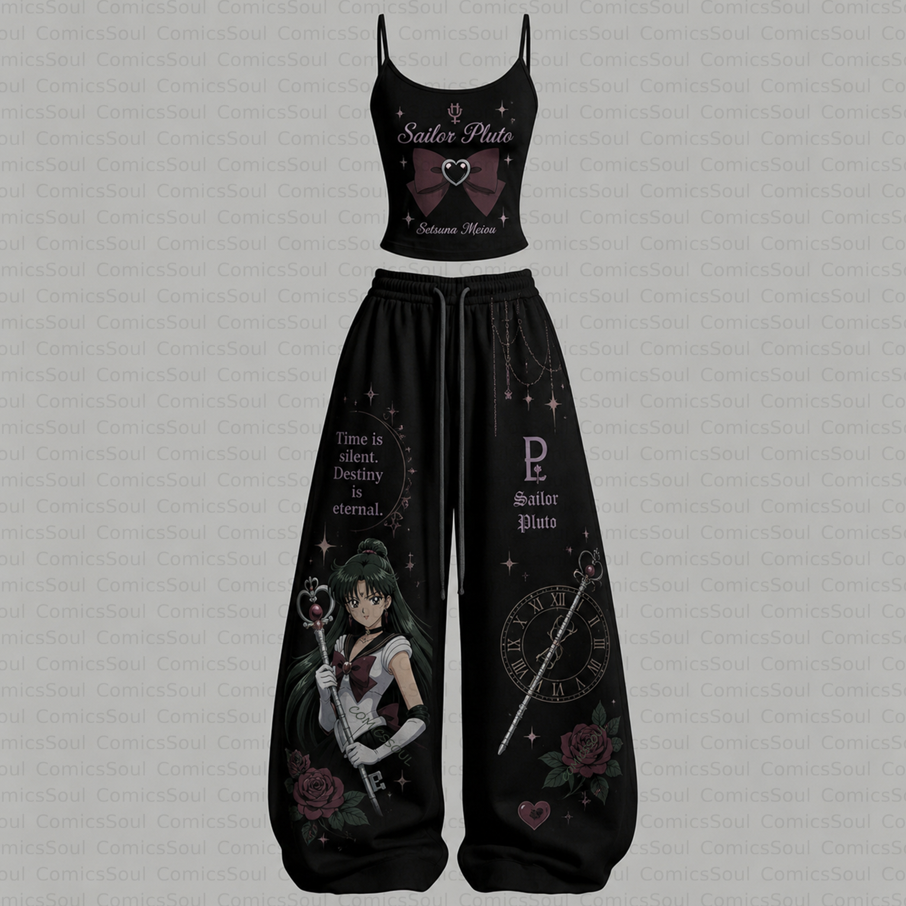 Sailor Moon Top & Elasticated Trousers Two-Piece Set