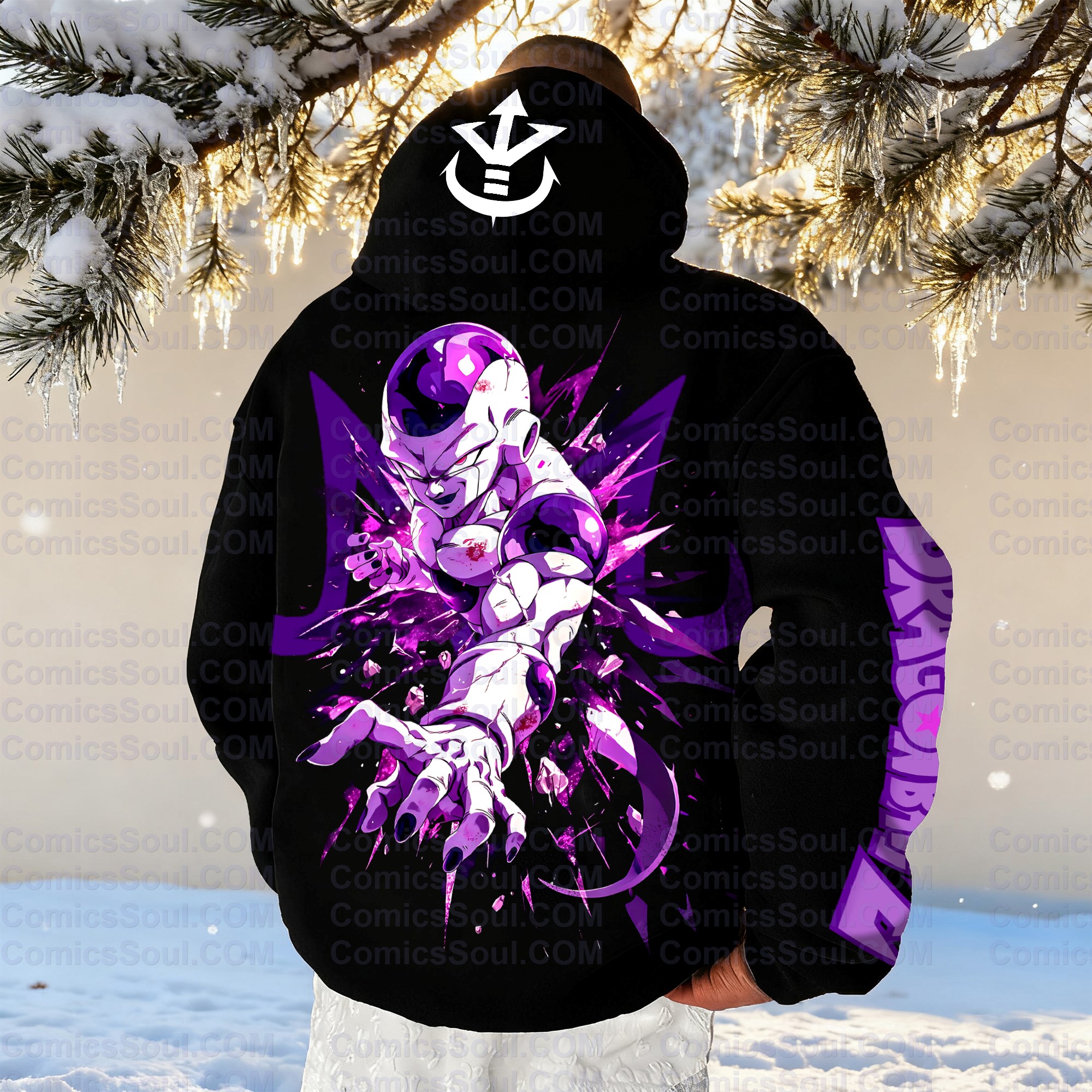 Plus Velvet Unisex Anime Graphic Streetwear Vintage Hoodie
