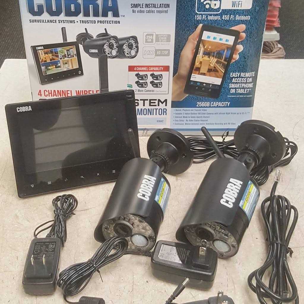 Cobra 4 Channel Wireless Surveillance System With 2 Cameras - Image 4 Cobra 4 Channel Wireless Surveillance System With 2 Cameras - Image 4