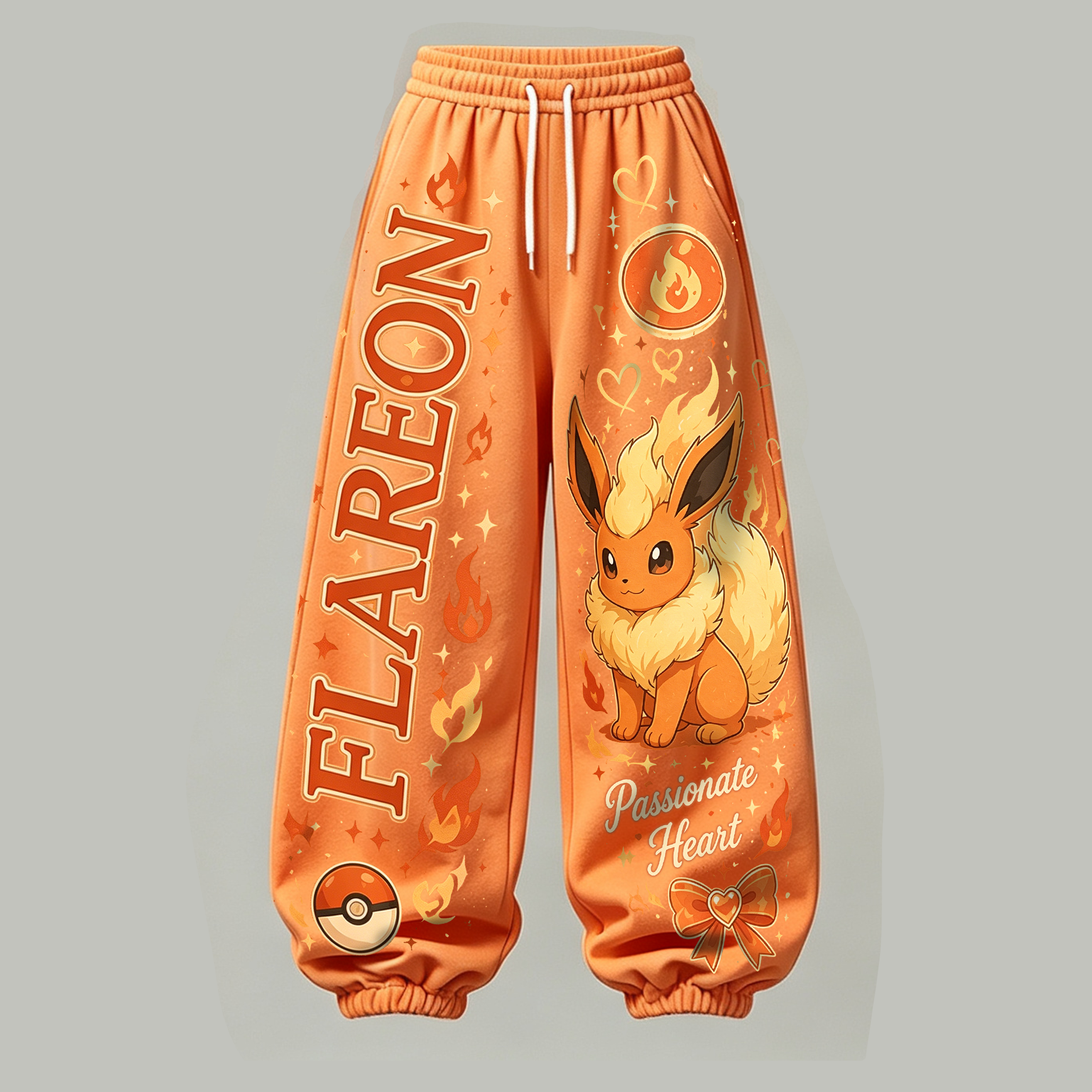 Pokémon Cropped Long Sleeve Hoodie & High Waist Jogger Pants Two Piece TeeThreads Sustain the Scene with Custom Apparel