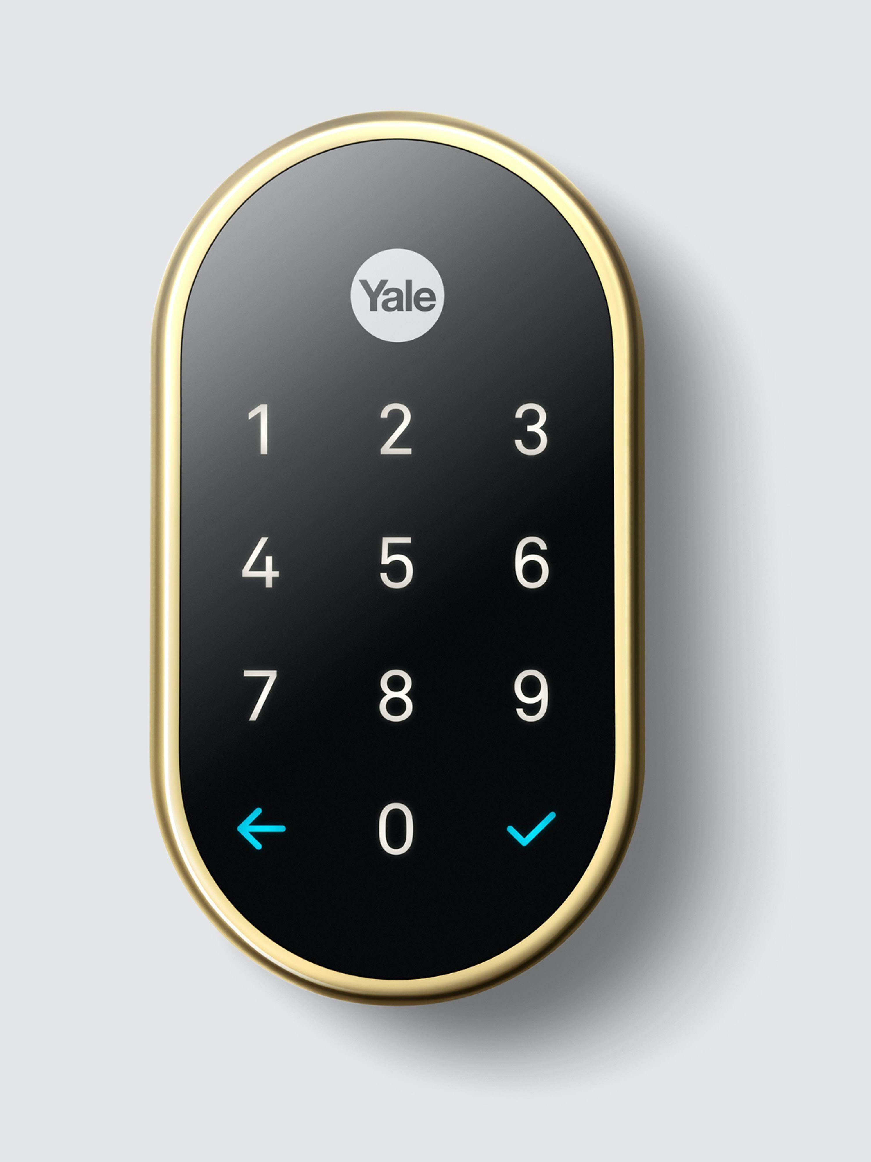 Nest x Yale Lock (Polished Brass) with Nest Connect(Polished Brass)