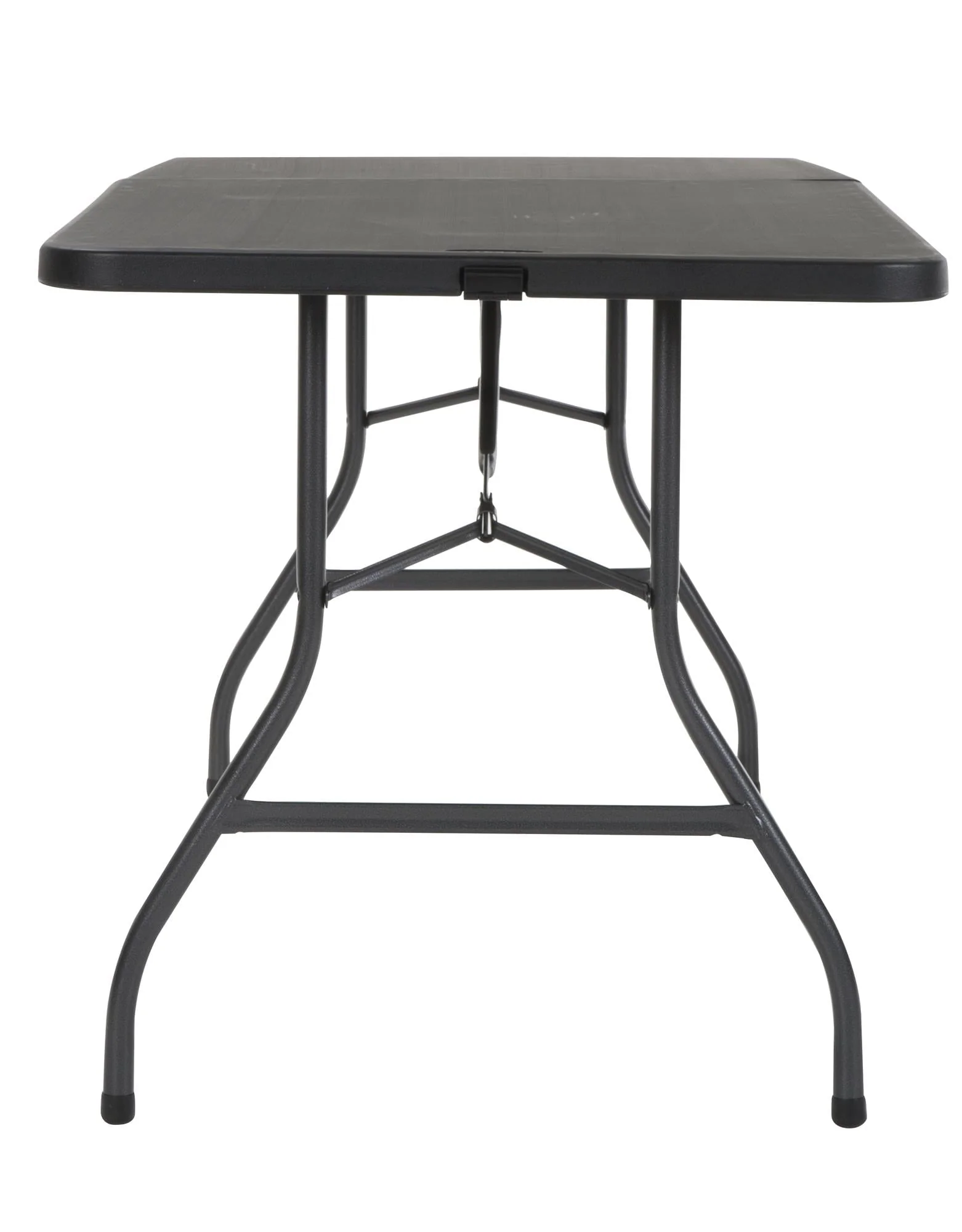Cosco 6 Foot Centerfold Folding Table, Black - Image 4