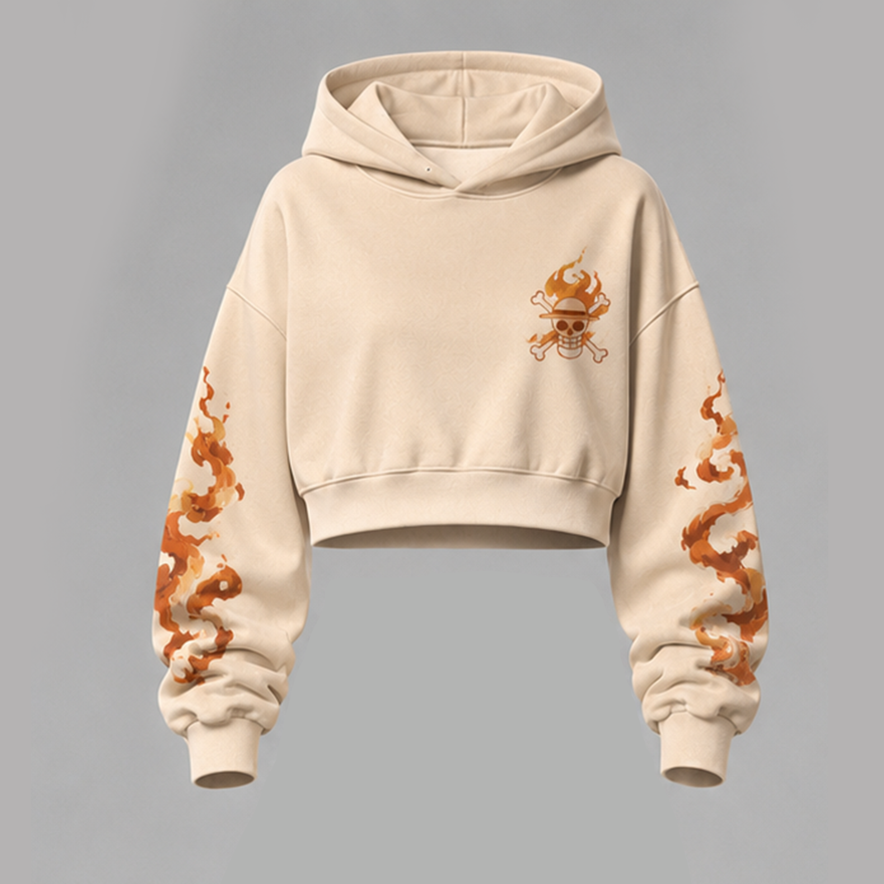 One Piece Cropped Long Sleeve Hoodie & High Waist Jogger Pants Two Piece TeeThreads Sustain the Scene with Custom Apparel