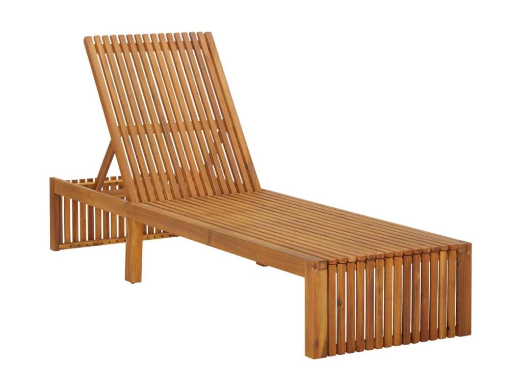 Sillón de madera maciza de acacia
