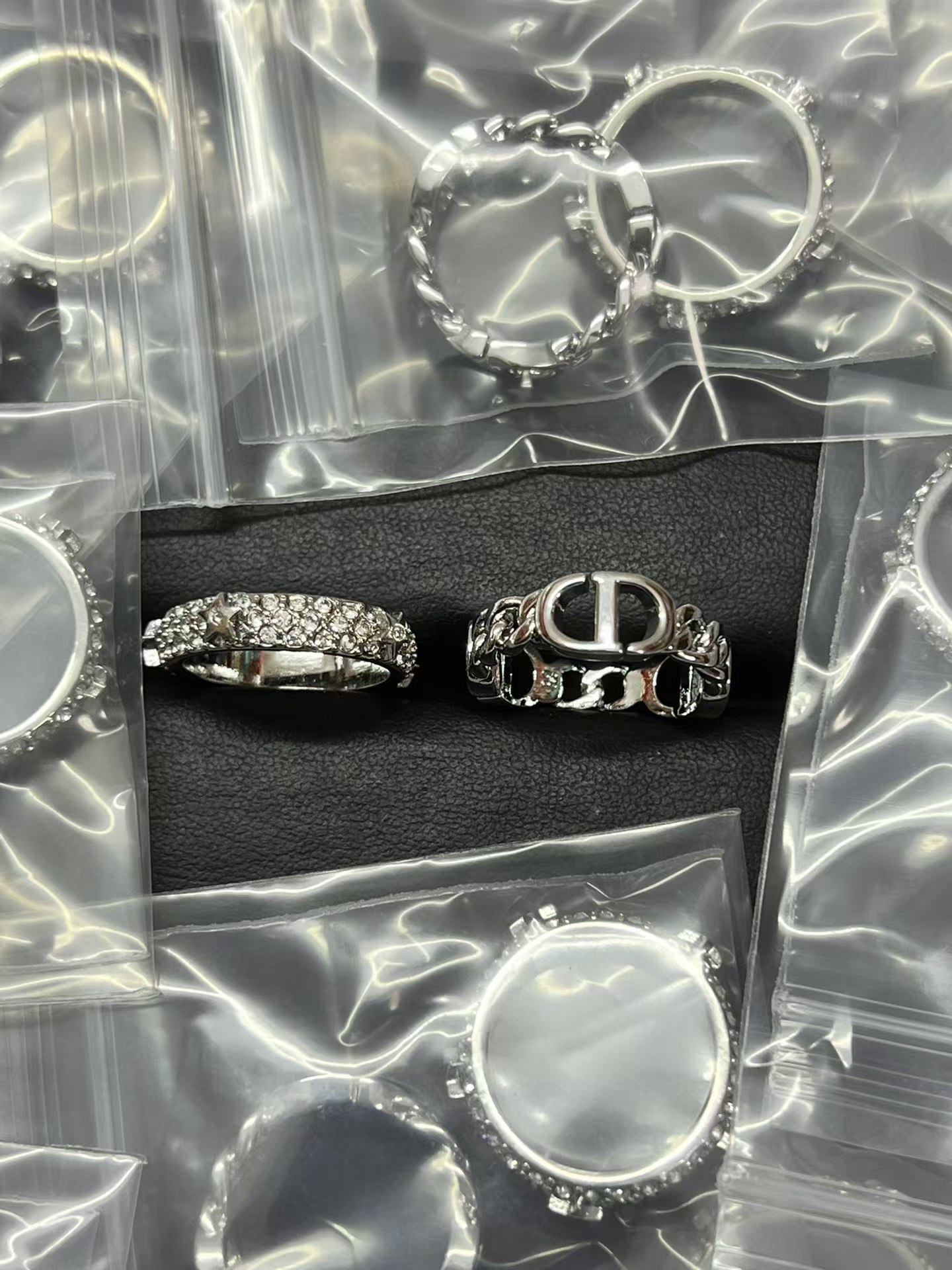 Dior CD Star Stacking Rings - 2 Pieces - Original Replica Club
