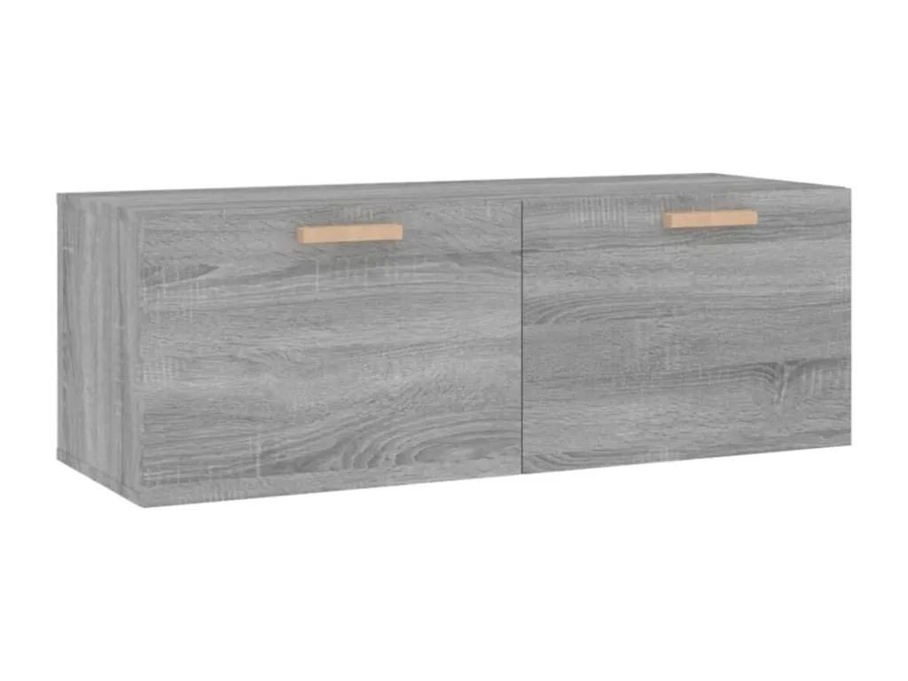 Armario pared Micasacool contrachapada gris Micasacool 100x36.5x35 cm